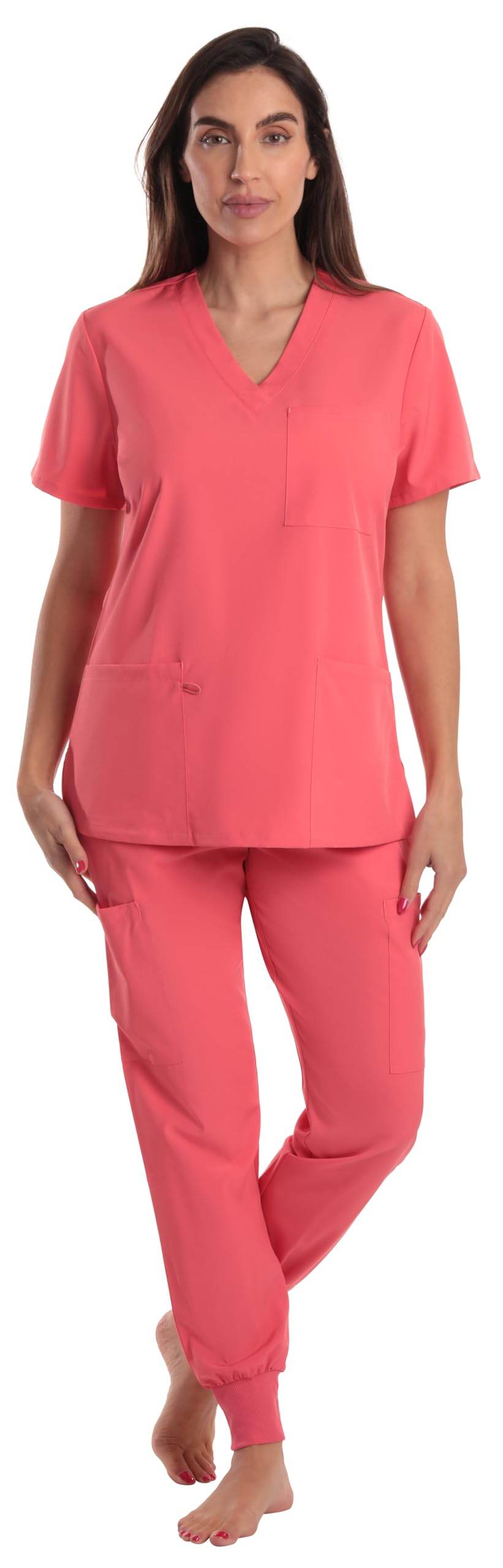 JUST LOVE V-Neck Scrub Set - Purcell's Clothing Company