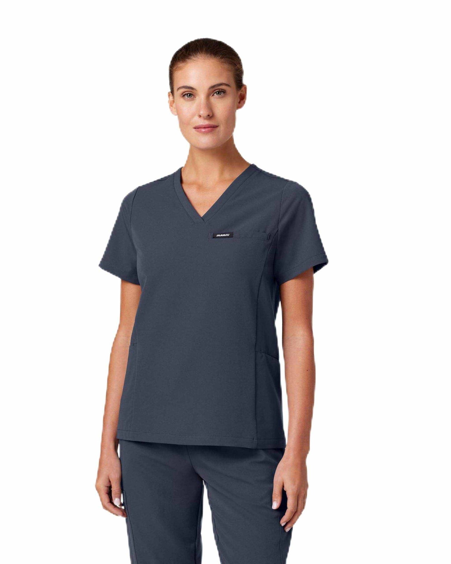 Jaanuu Magna 3-Pocket Classic V-Neck Scrub Top - Purcell's Clothing Company