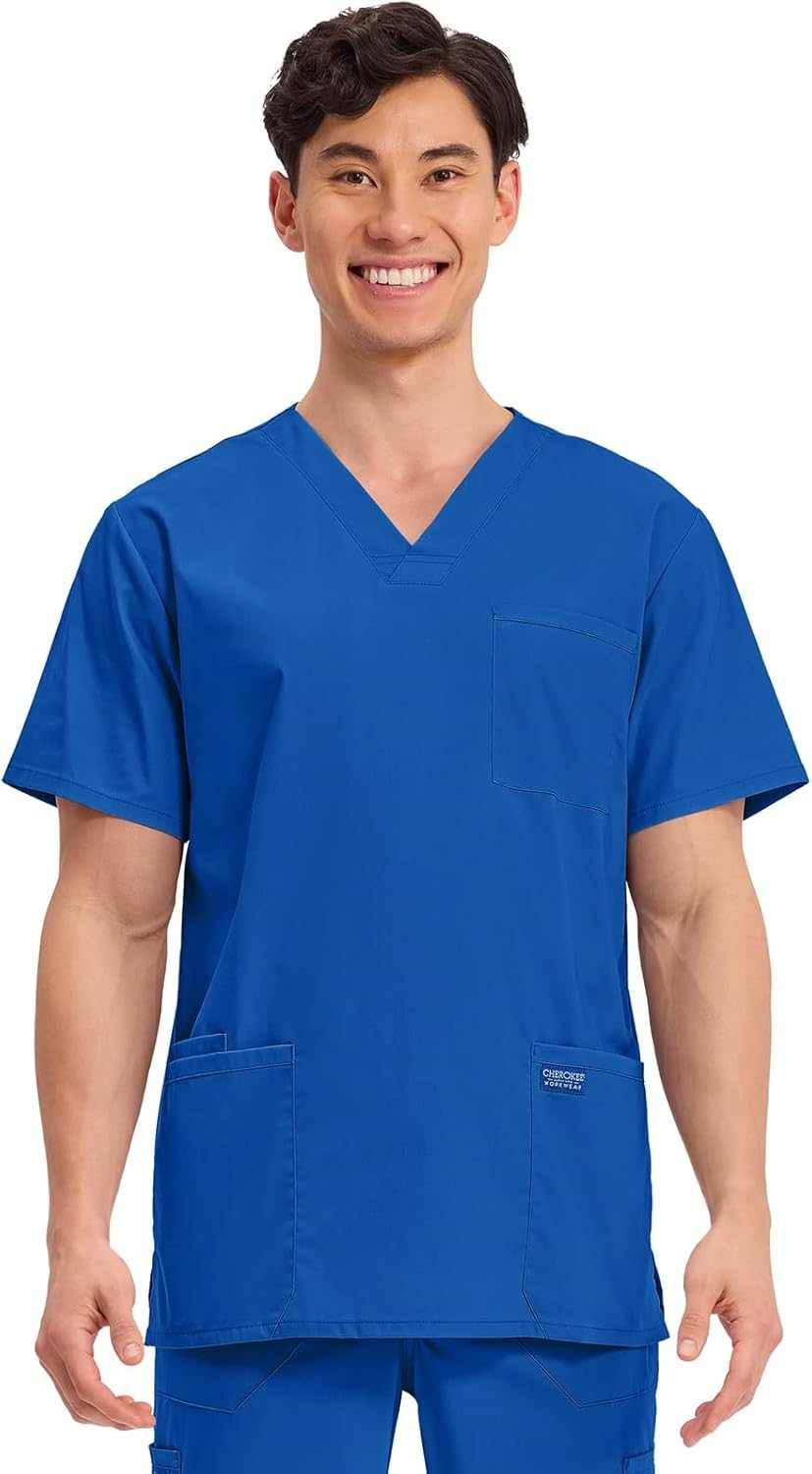 Cherokee V-Neck 4 Pocket Scrub Top - Purcell's Clothing Company