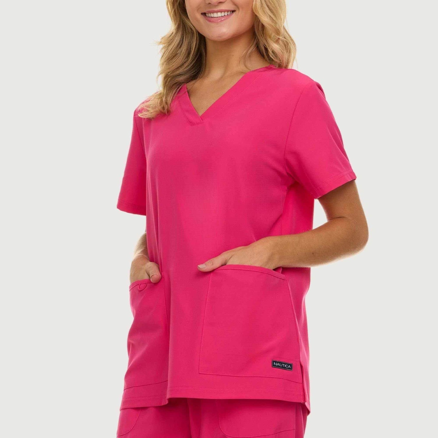 Nautica Scrub Top - V-Neck 3 Pocket - Purcell's Clothing Company