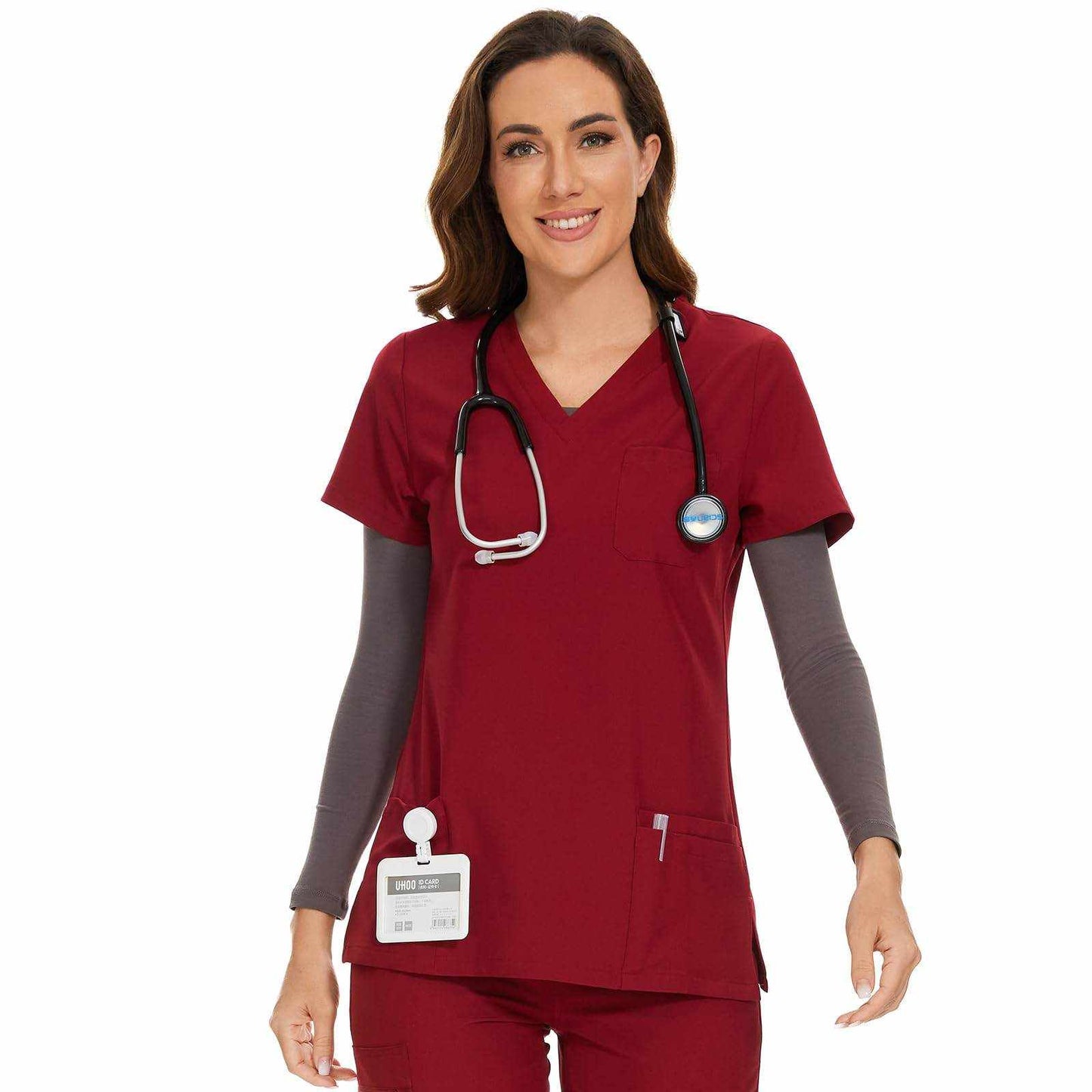 COZYFIT Scrub Top - Soft Stretch 3 Pocket - Purcell's Clothing Company