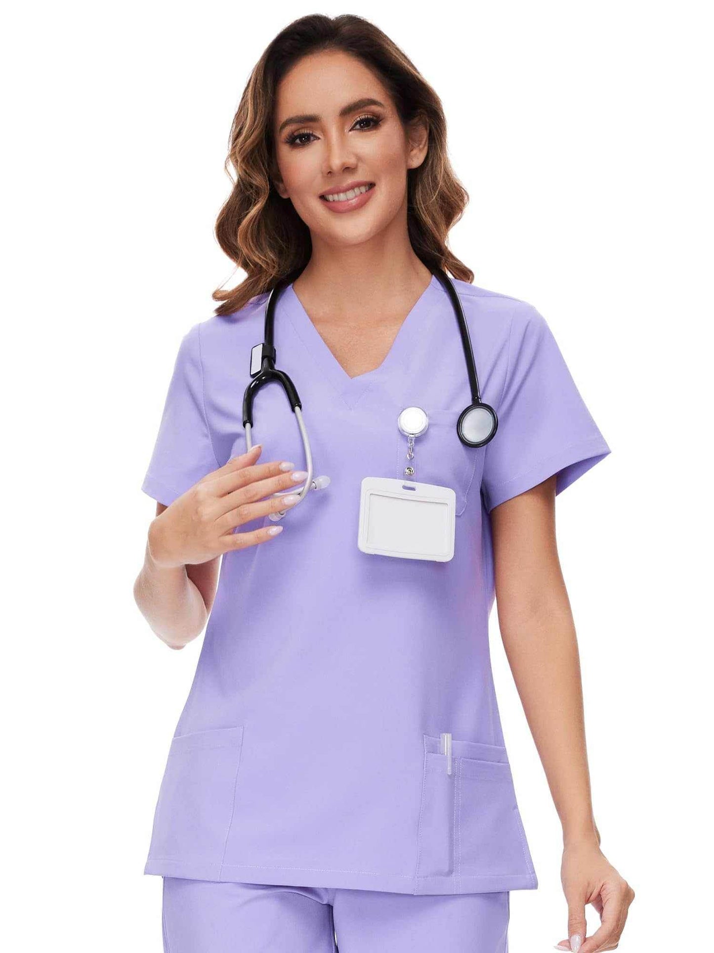 COZYFIT Scrub Top - Soft Stretch 3 Pocket - Purcell's Clothing Company