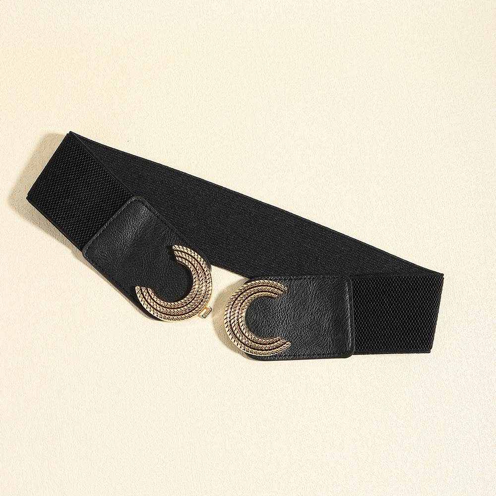 Double C Buckle Elastic Belt - Purcell's Clothing Company