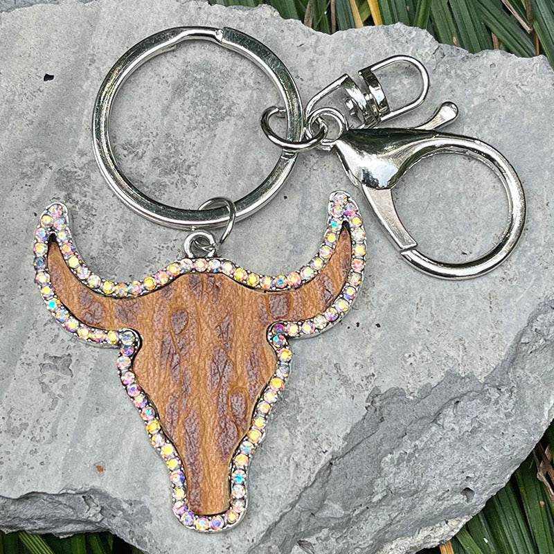 Bull Shape Key Chain - Purcell's Clothing Company