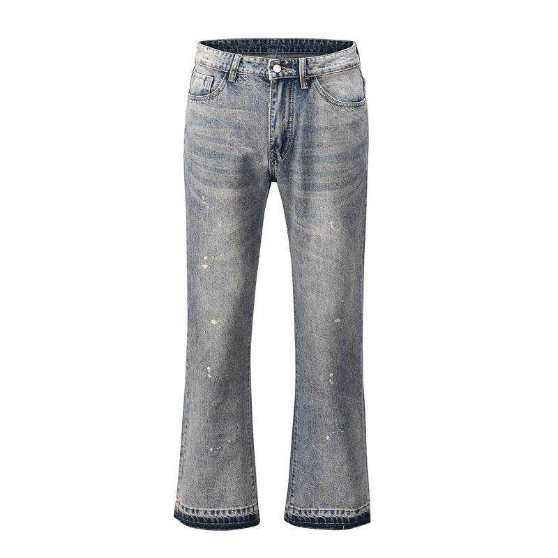 Men's Frayed Hem Bootcut Jeans - Purcell's Clothing Company