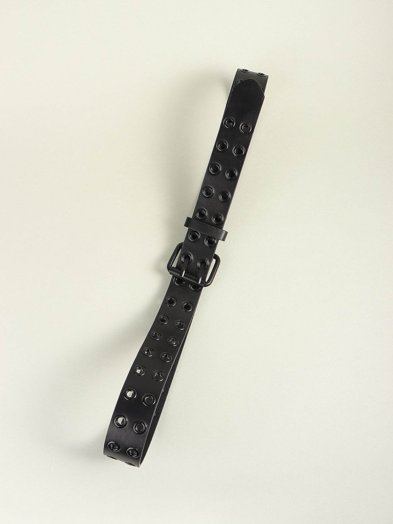 Grommet PU Leather Belt - Purcell's Clothing Company