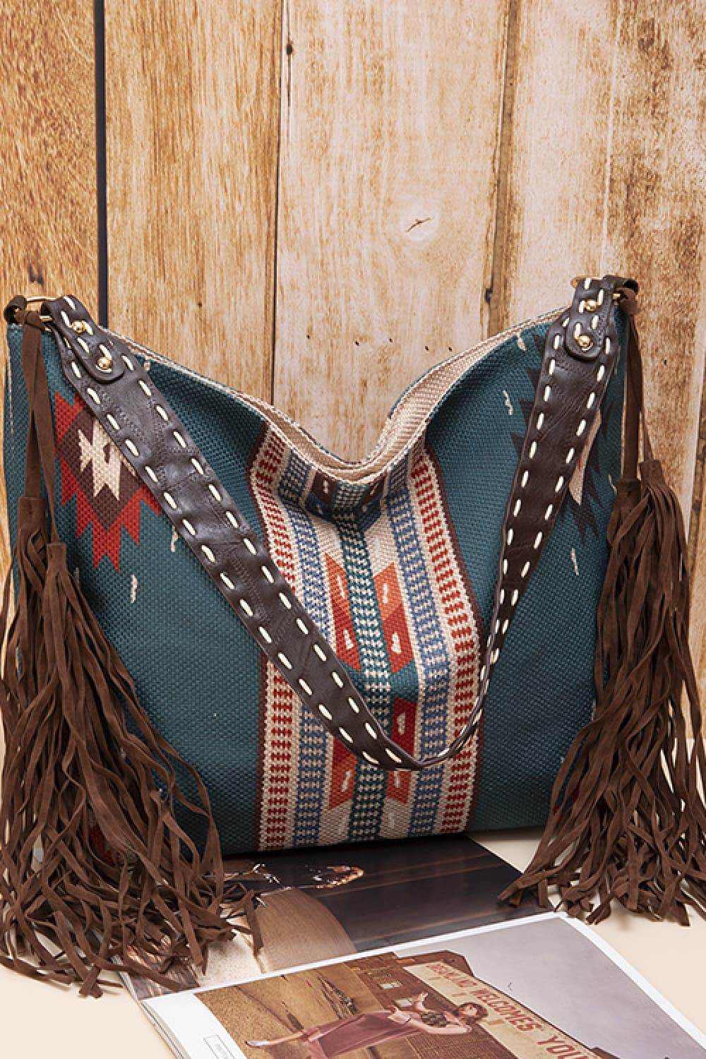 Geometric Canvas Tote Bag - Purcell's Clothing Company