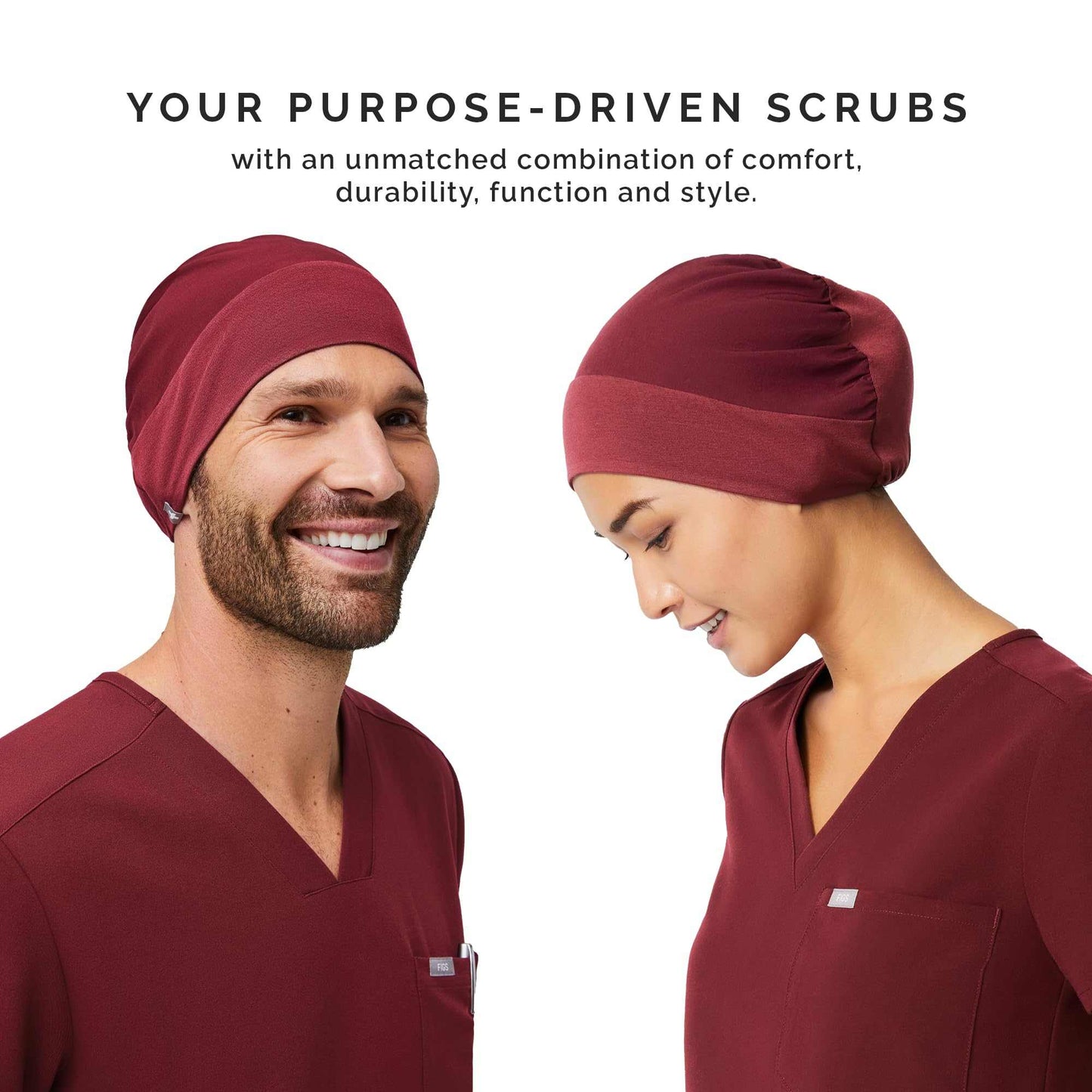 FIGS Modern Expandable Unisex Scrub Cap
