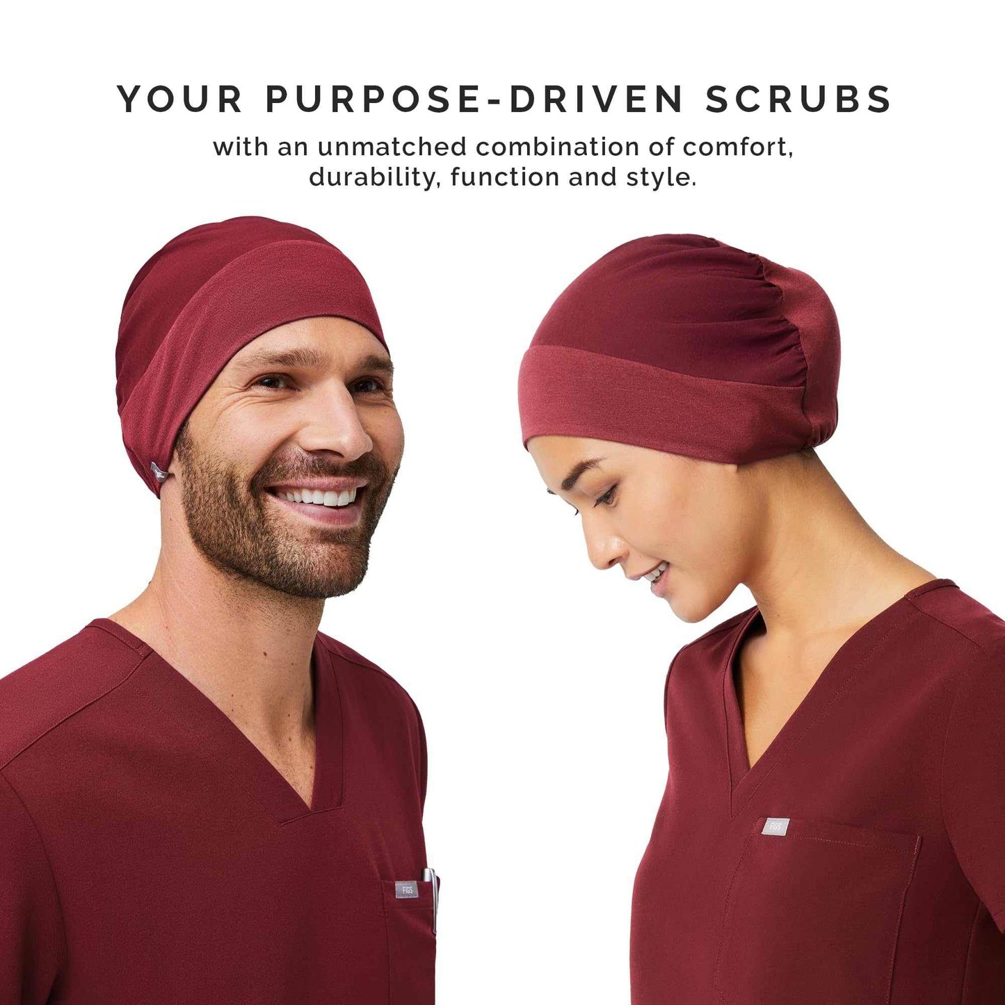 FIGS Modern Expandable Unisex Scrub Cap - Purcell's Clothing Company