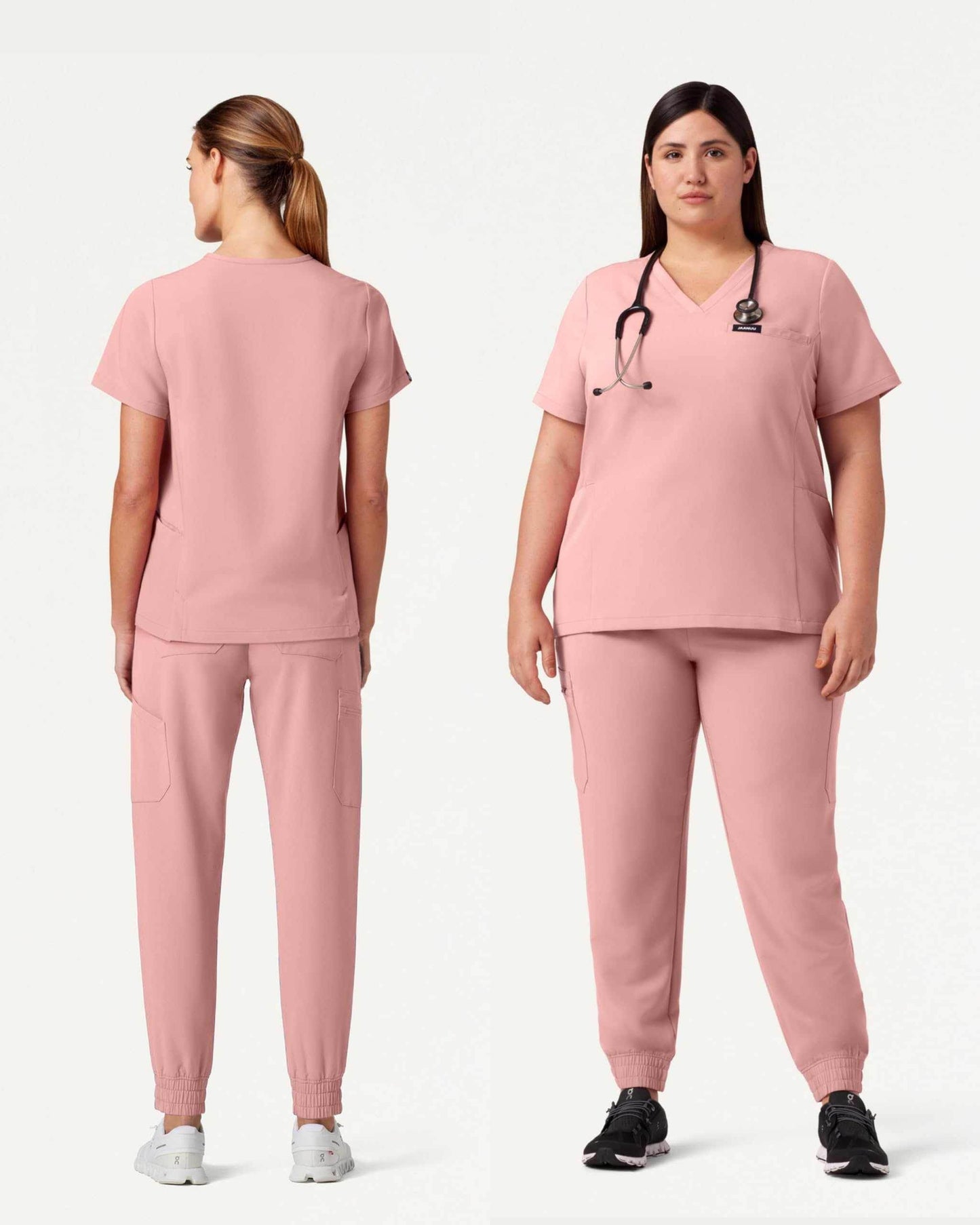 Jaanuu Magna 3-Pocket Classic V-Neck Scrub Top - Purcell's Clothing Company