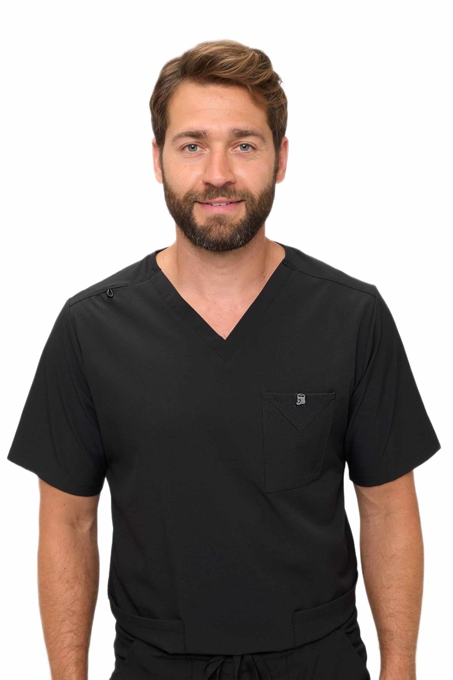 Multi-Pocket Cargo Scrub Set