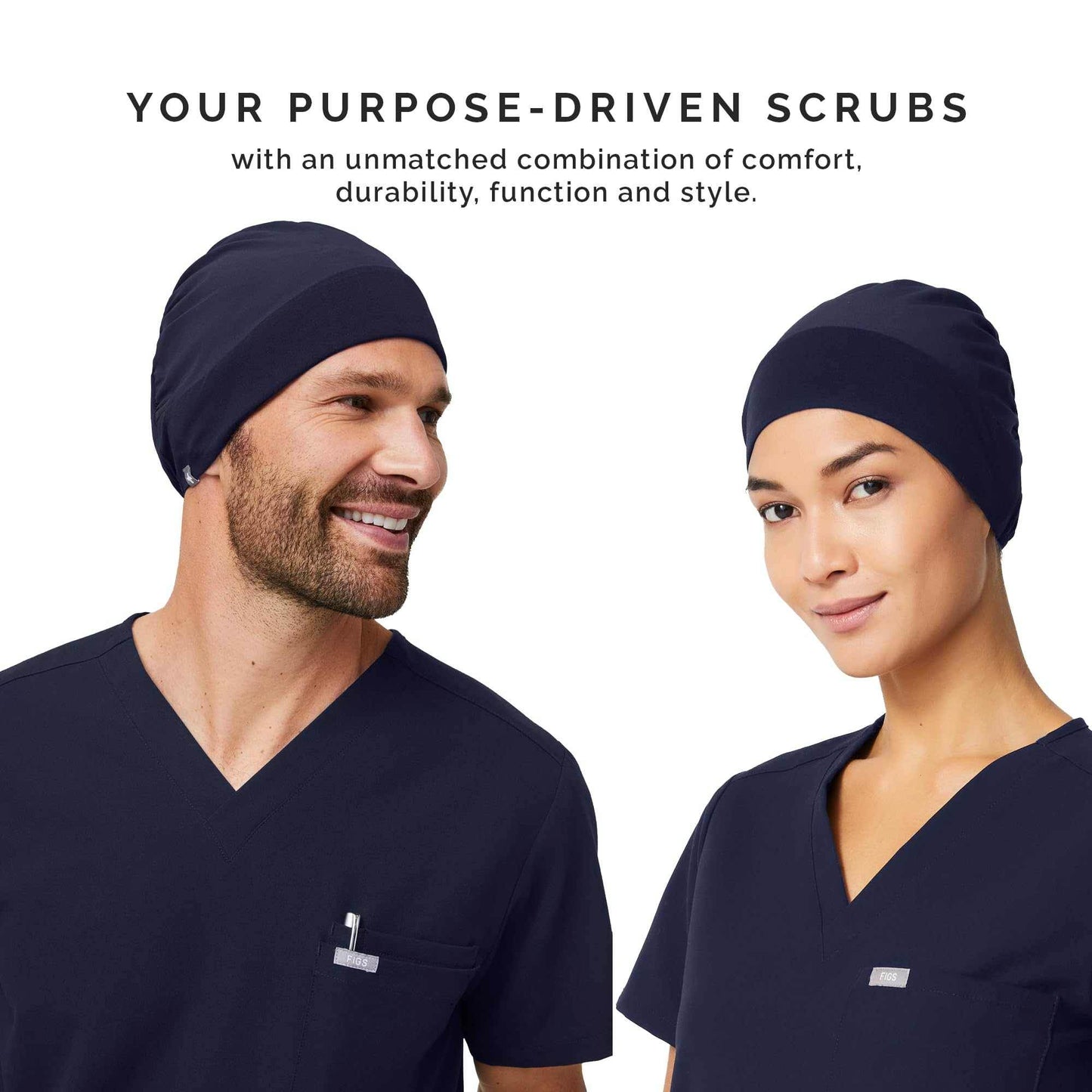 FIGS Modern Expandable Unisex Scrub Cap - Purcell's Clothing Company