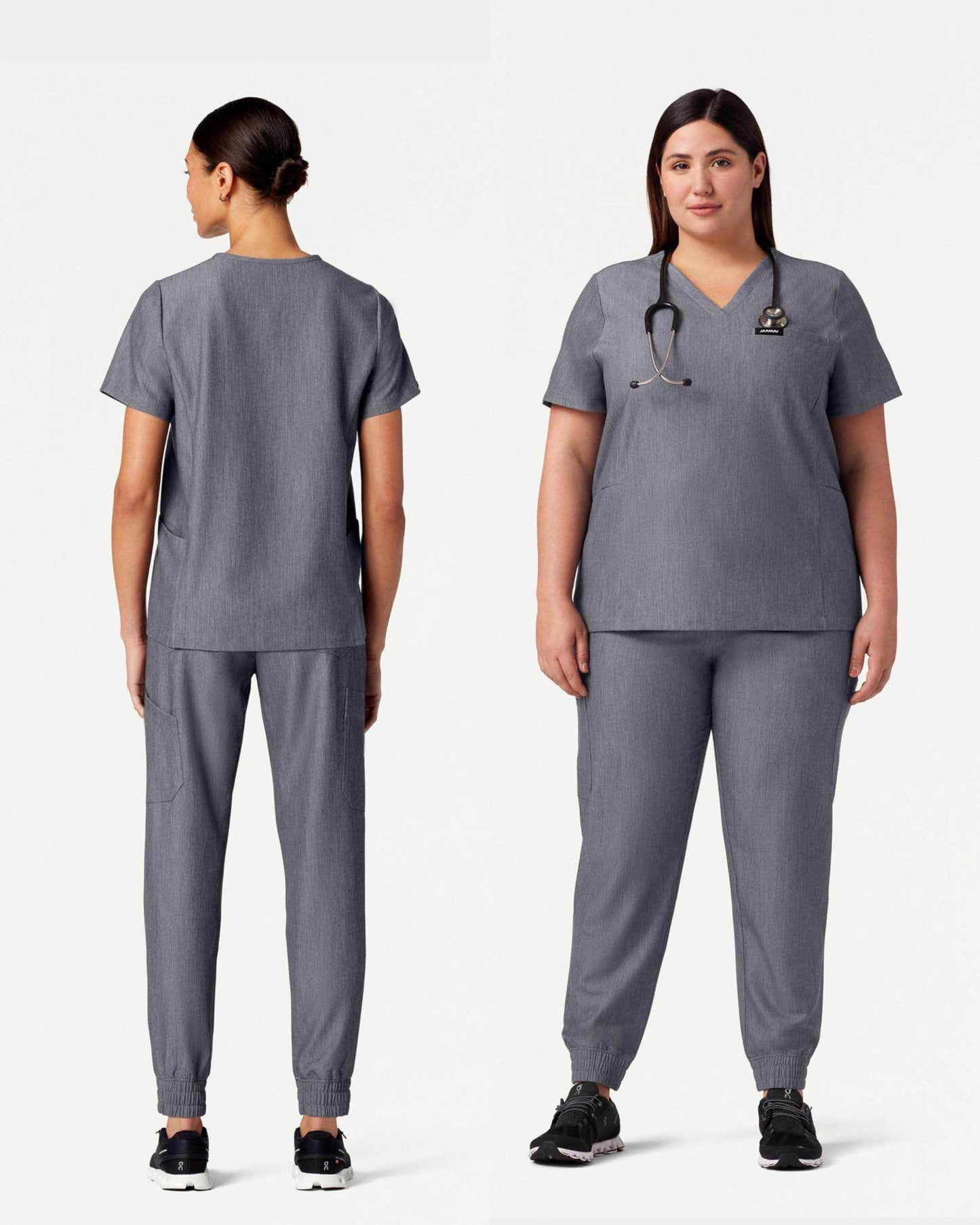 Jaanuu Magna 3-Pocket Classic V-Neck Scrub Top - Purcell's Clothing Company