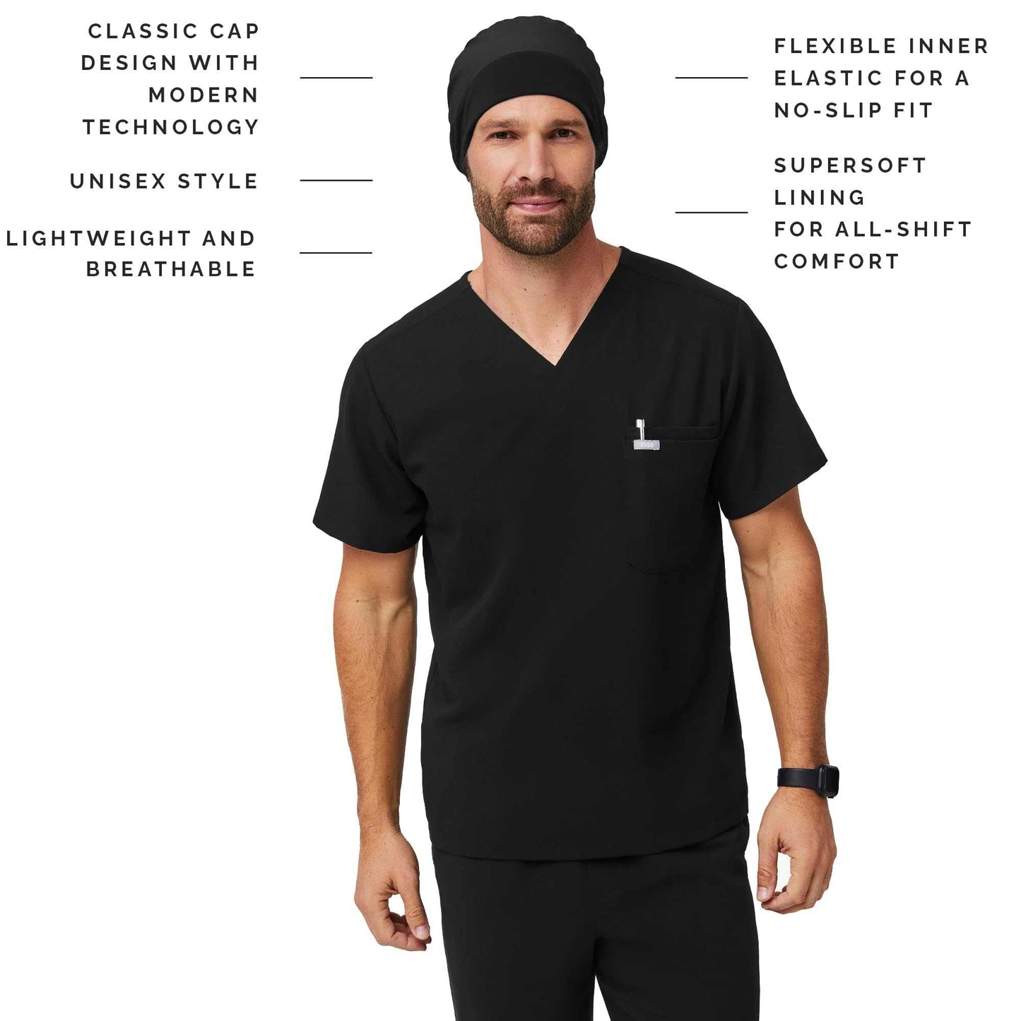 FIGS Modern Expandable Unisex Scrub Cap