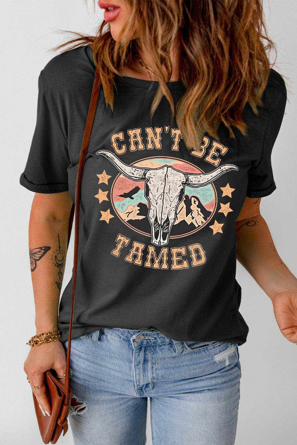 CAN'T BE TAMED Graphic Short Sleeve Tee - Purcell's Clothing Company