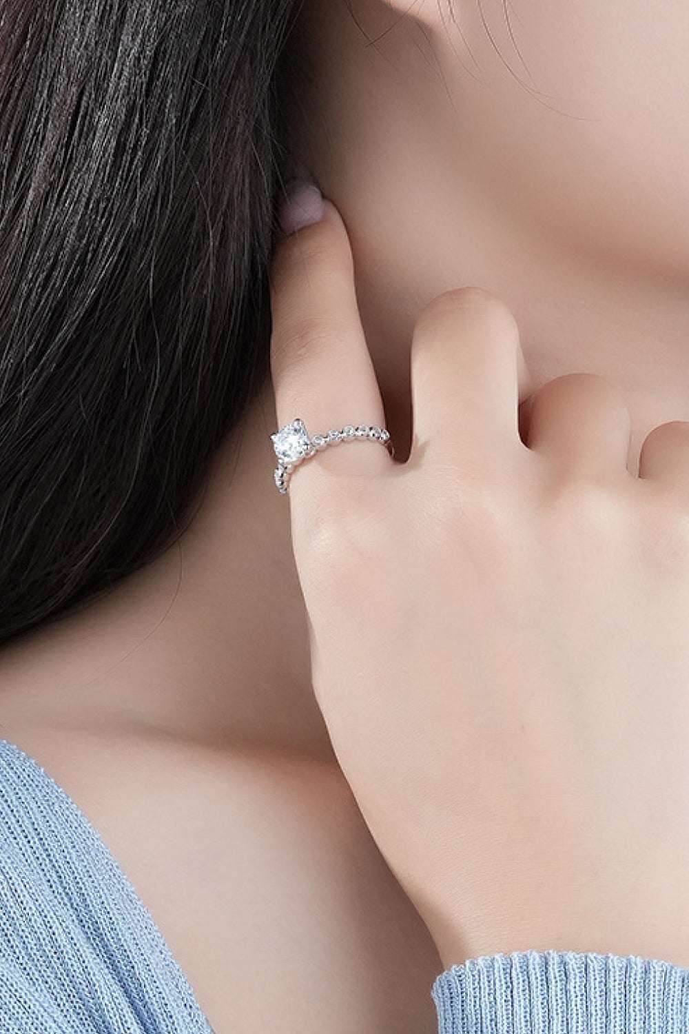 Classic 4-Prong Moissanite Ring - Purcell's Clothing Company
