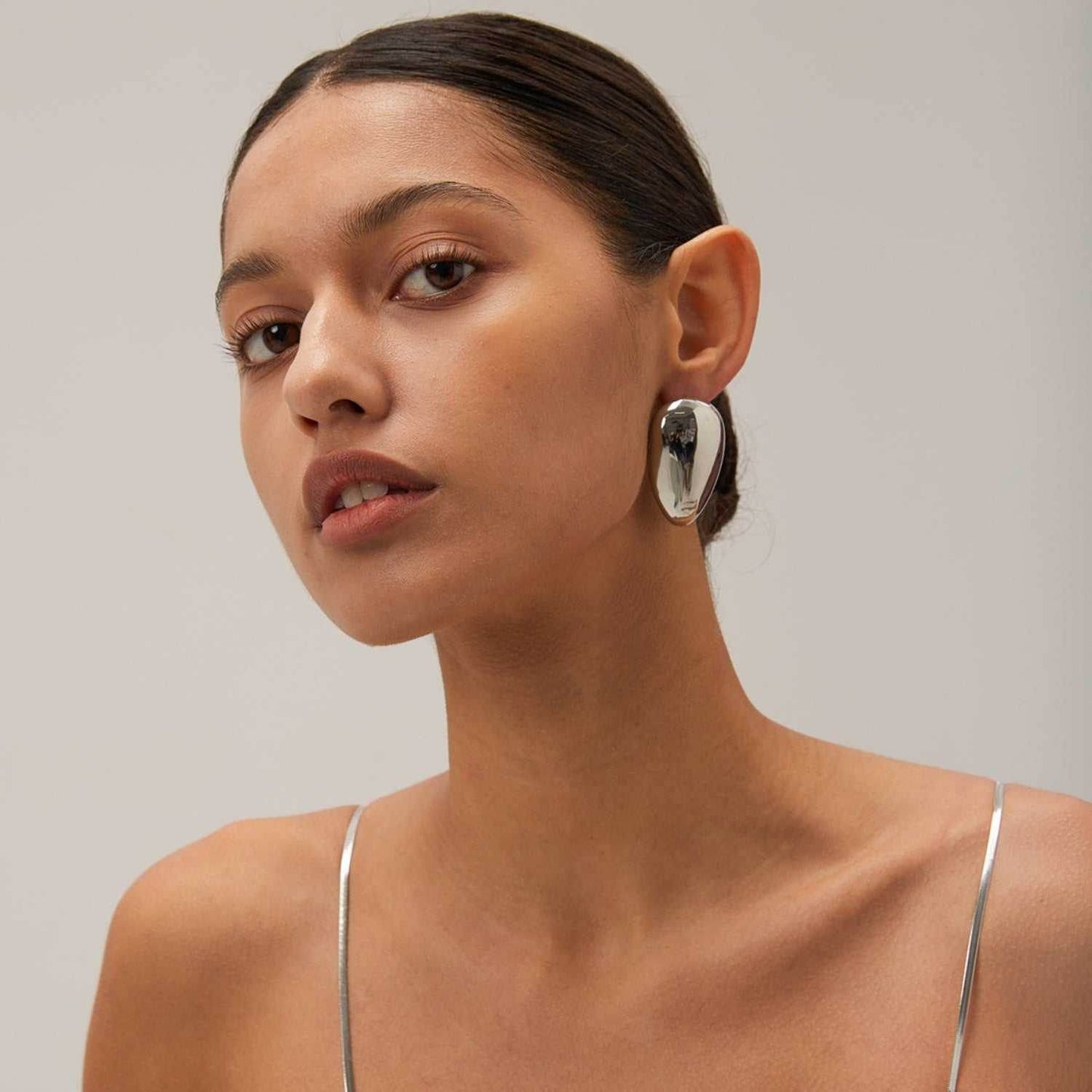 Stainless Steel Teardrop Stud Earrings - Purcell's Clothing Company