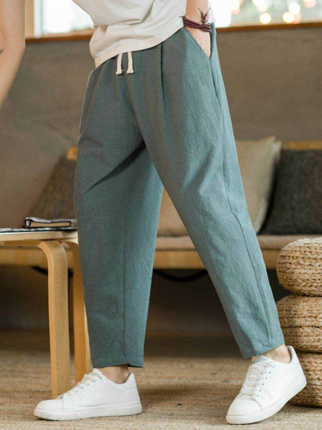 Plus Drawstring Pants with Pockets - Purcell's Clothing Company