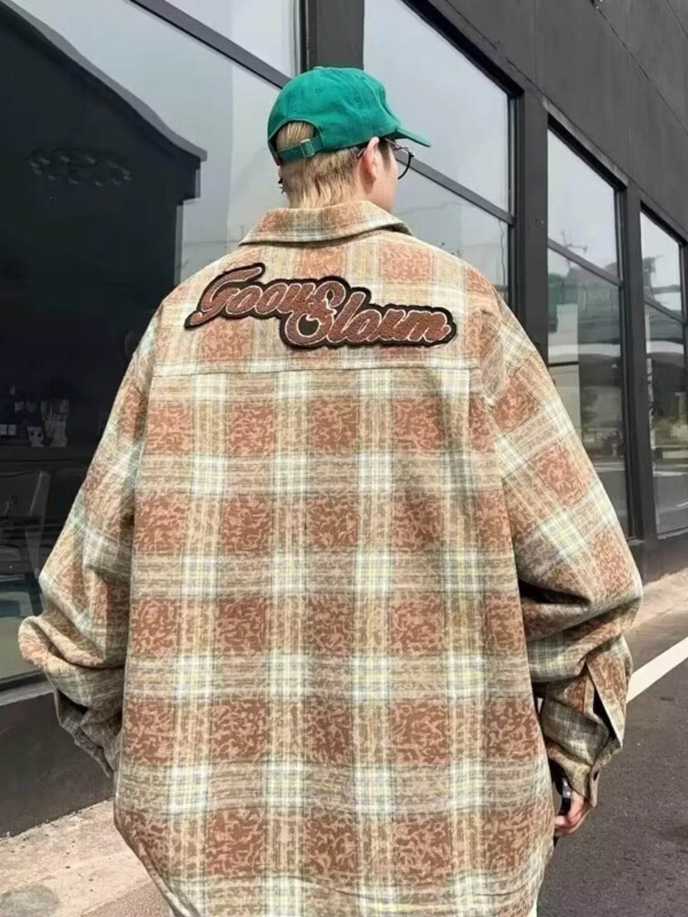 Plaid Zip Up Long Sleeve Jacket - Purcell's Clothing Company