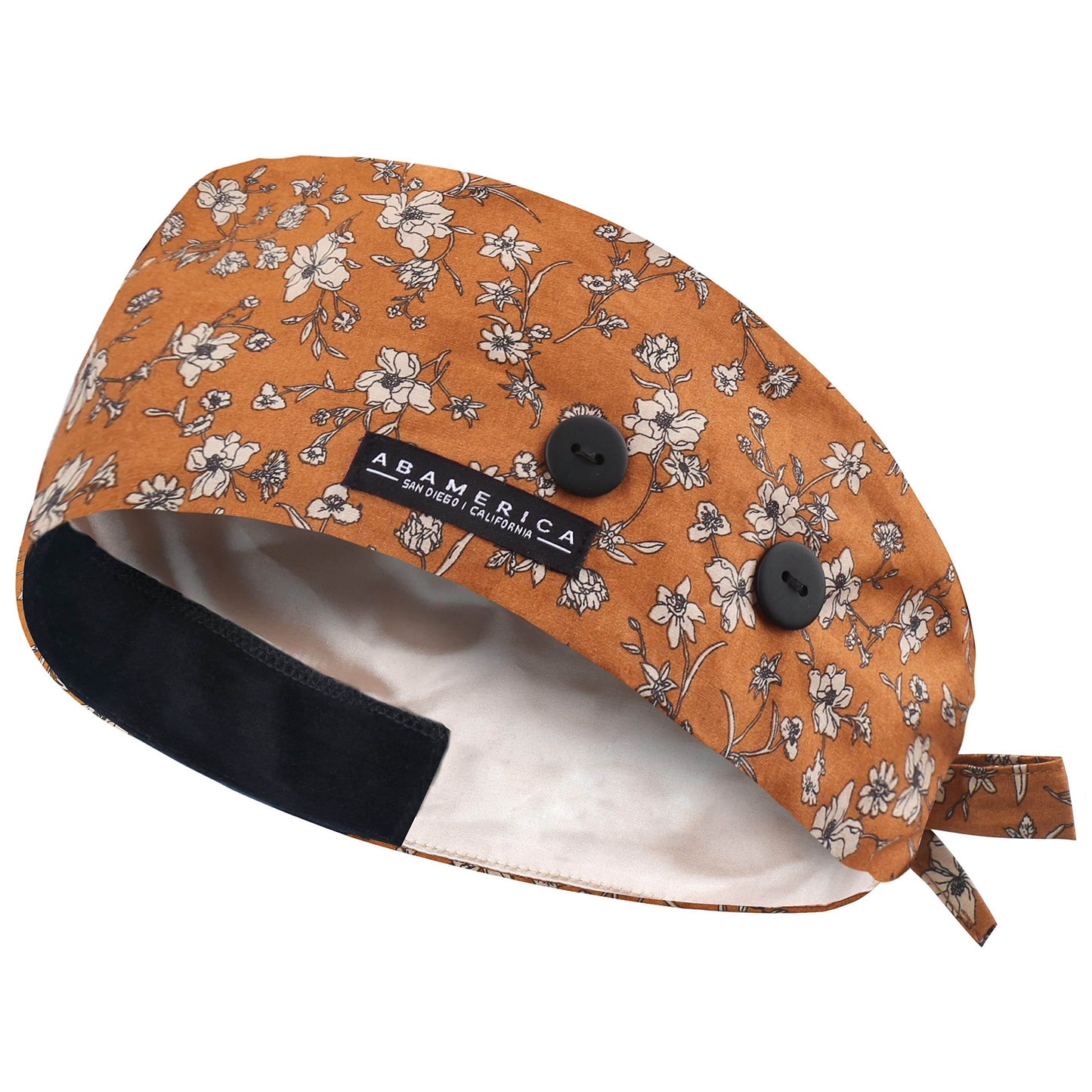 Unisex Adjustable Scrub Cap W/ Button & Sweatband - Purcell's Clothing Company