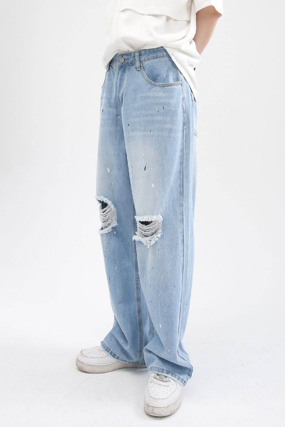 Distressed Jeans with Pockets - Purcell's Clothing Company