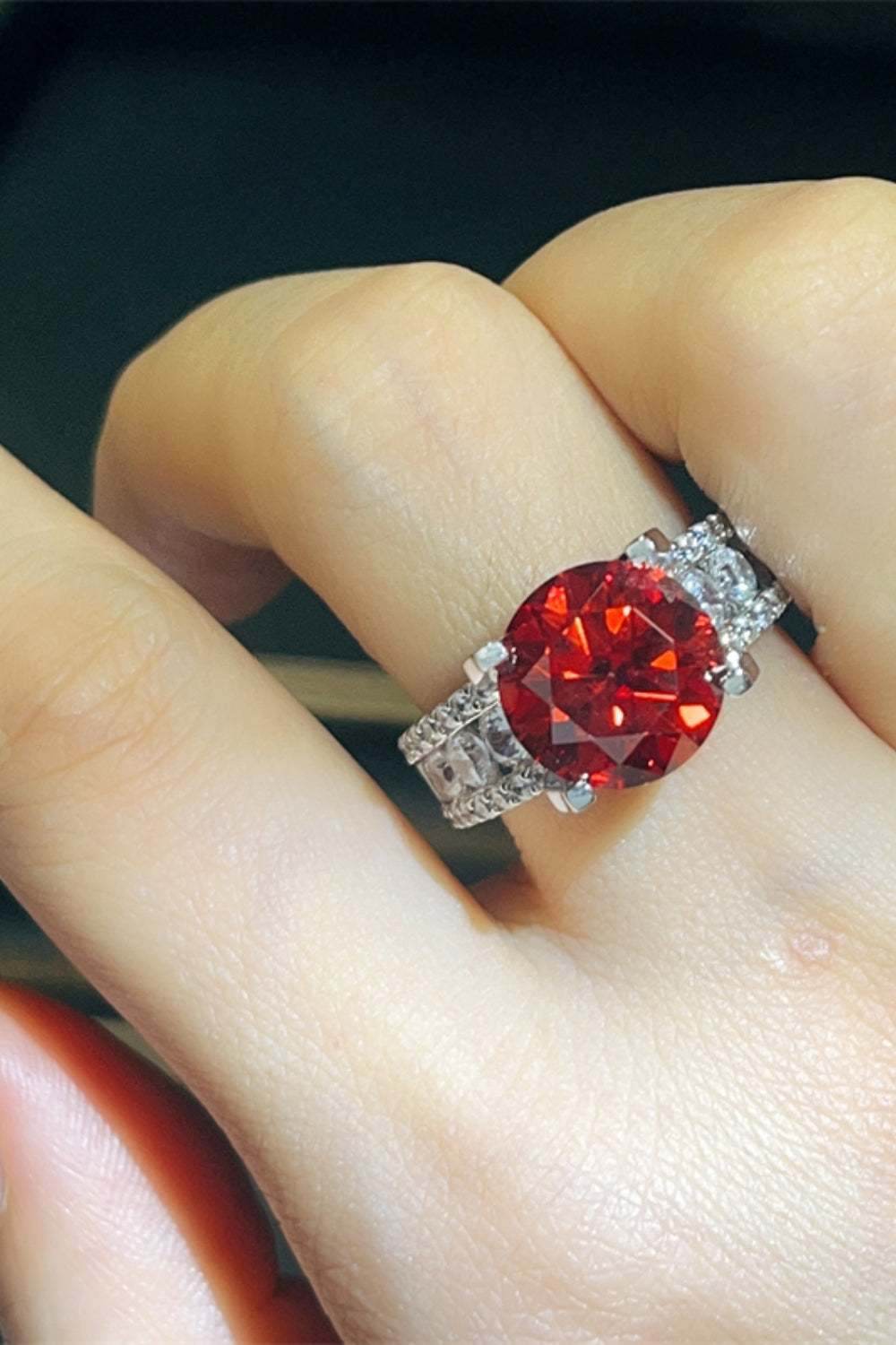 5 Carat Moissanite 925 Sterling Silver Ring - Purcell's Clothing Company