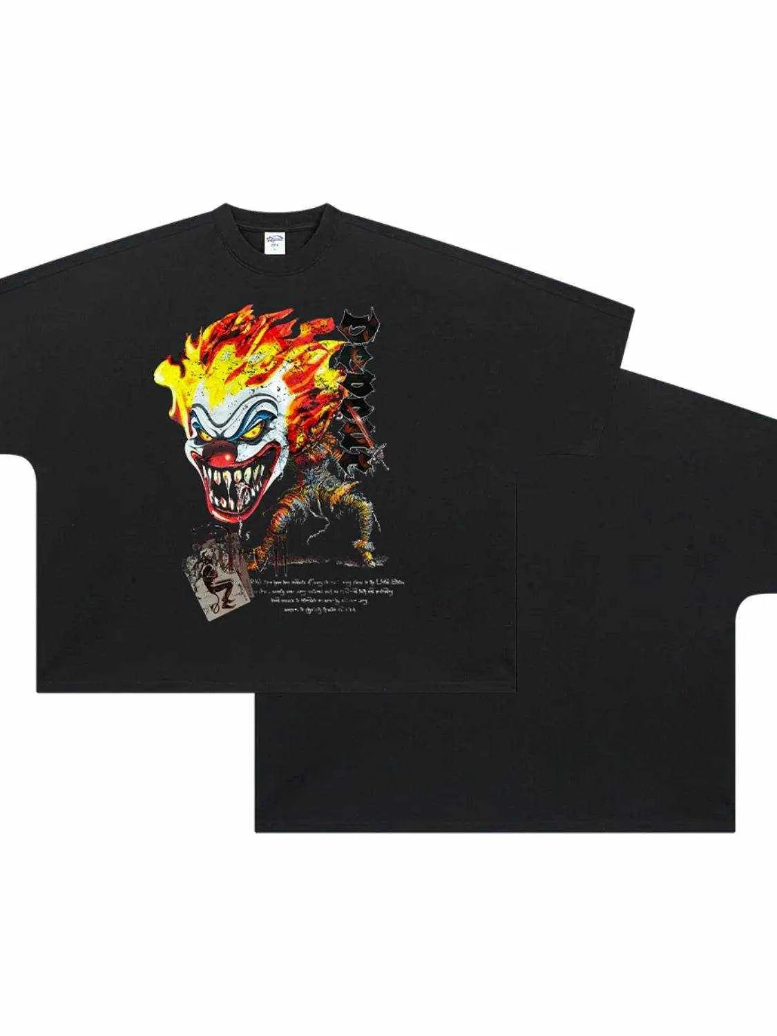 Graphic Round Neck Half Sleeve T-Shirt - Purcell's Clothing Company