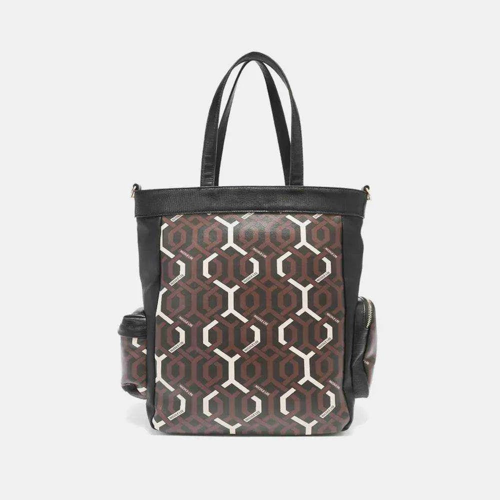 Nicole Lee USA Geometric Pattern Tote Bag - Purcell's Clothing Company