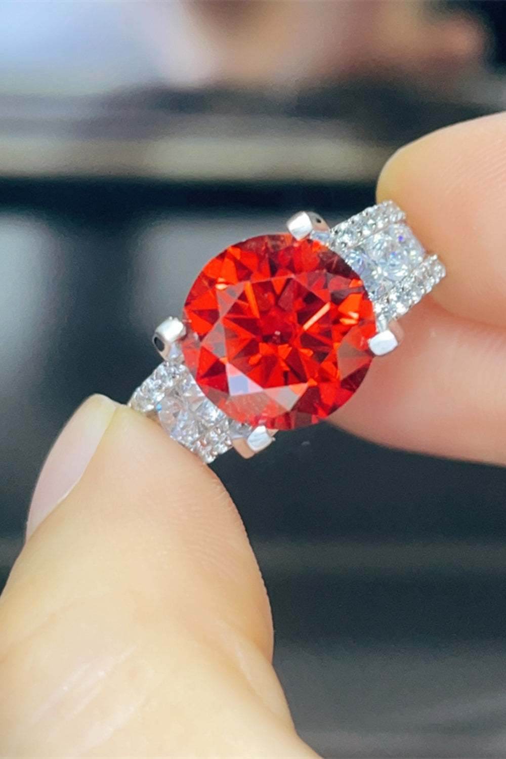 5 Carat Moissanite 925 Sterling Silver Ring - Purcell's Clothing Company