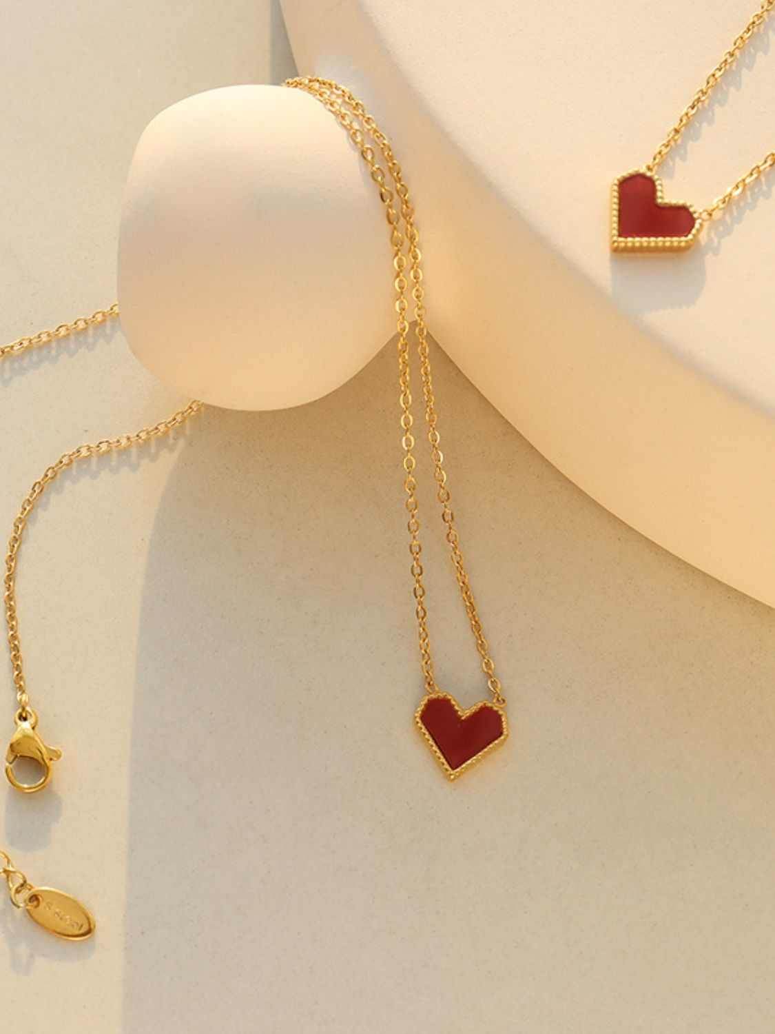 Titanium Steel Heart Necklace - Purcell's Clothing Company
