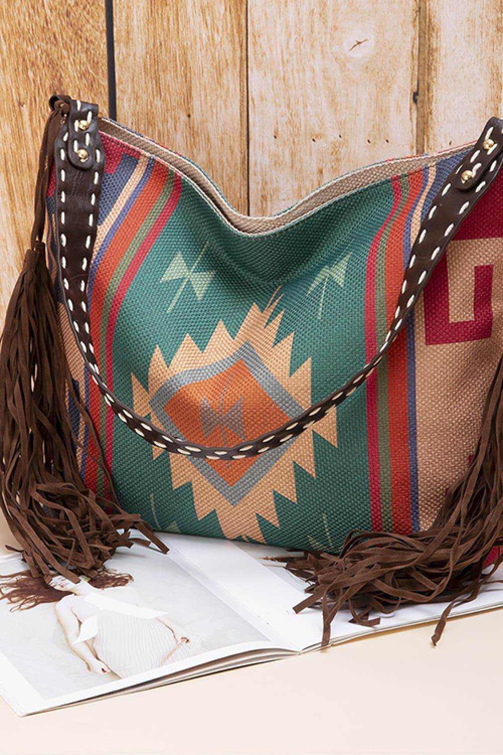 Geometric Canvas Tote Bag - Purcell's Clothing Company