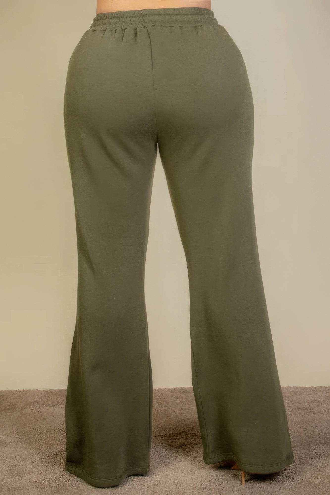 Plus Size Drawstring Waist Slant Pocket Sweatpants - Purcell's Clothing Company