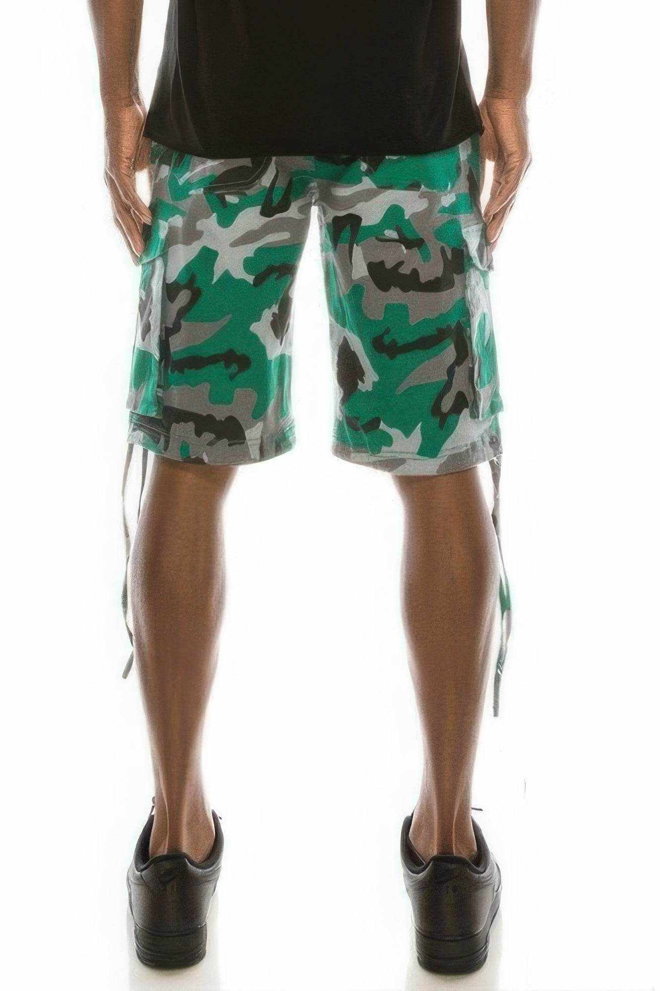 Men's Camo Belted Cargo Shorts - Purcell's Clothing Company