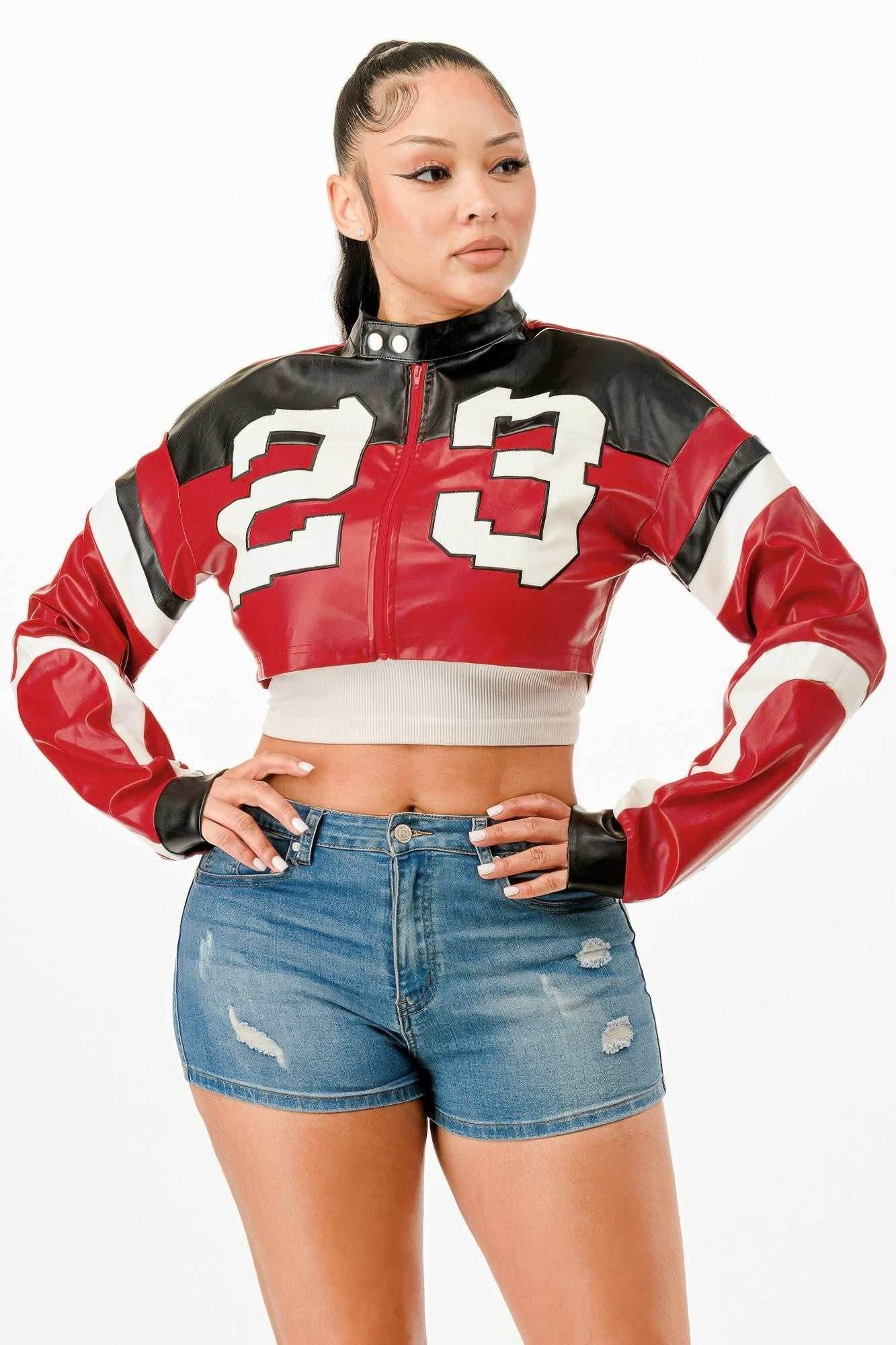 Cropped Moto Jacket - Purcell's Clothing Company