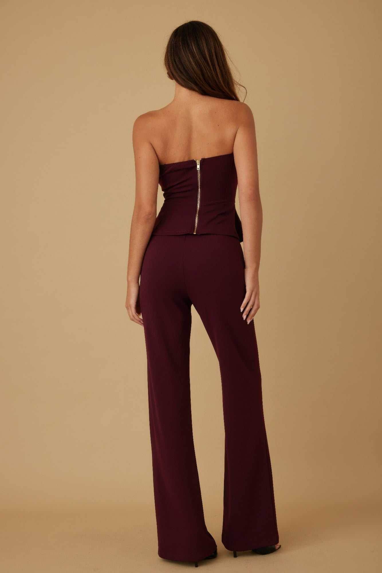 Scrunched Golden Stone Strapless Sets - Purcell's Clothing Company