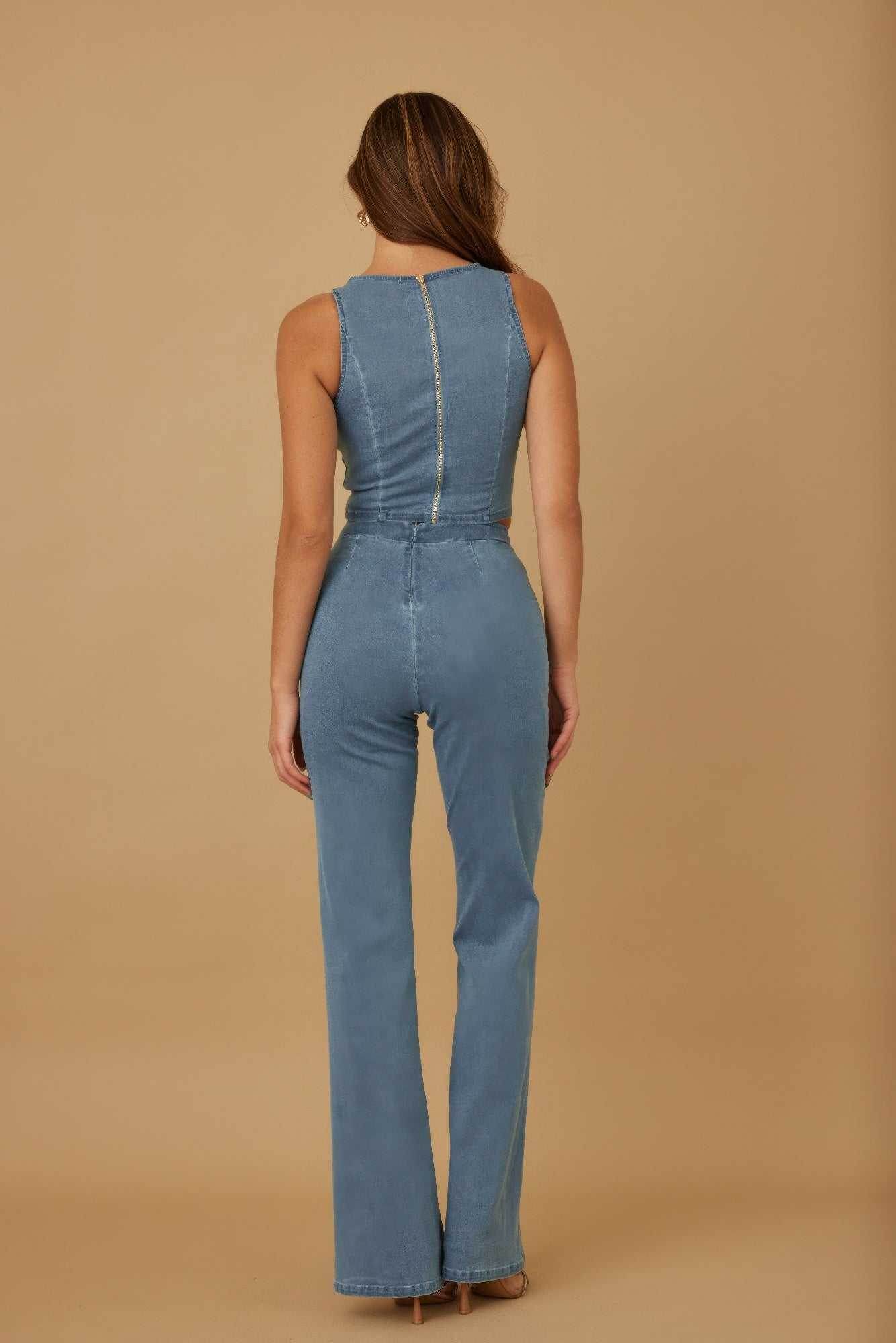Crop Vest Casual Sets - Purcell's Clothing Company
