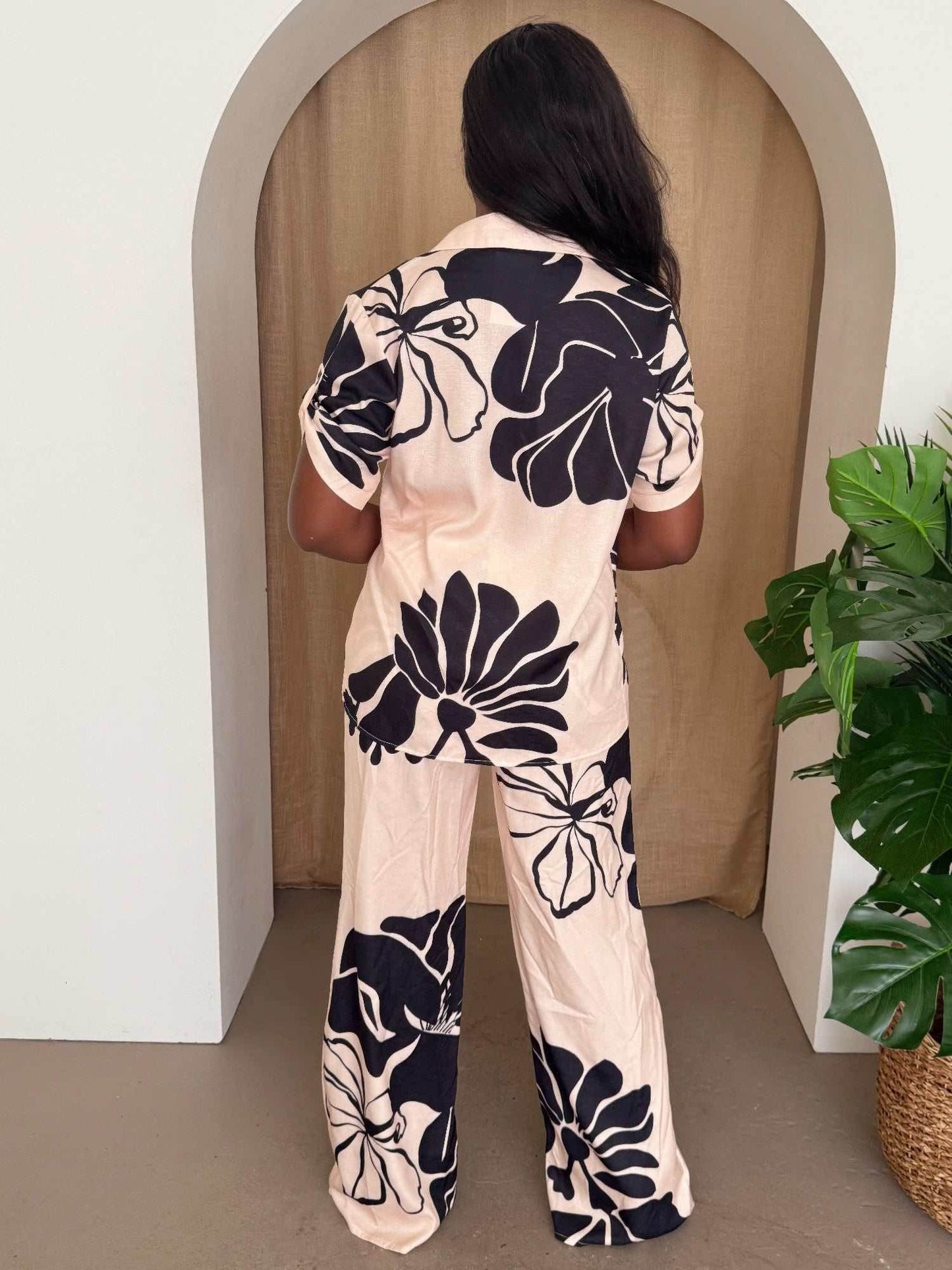 Noir Bloom Pants Set - Purcell's Clothing Company
