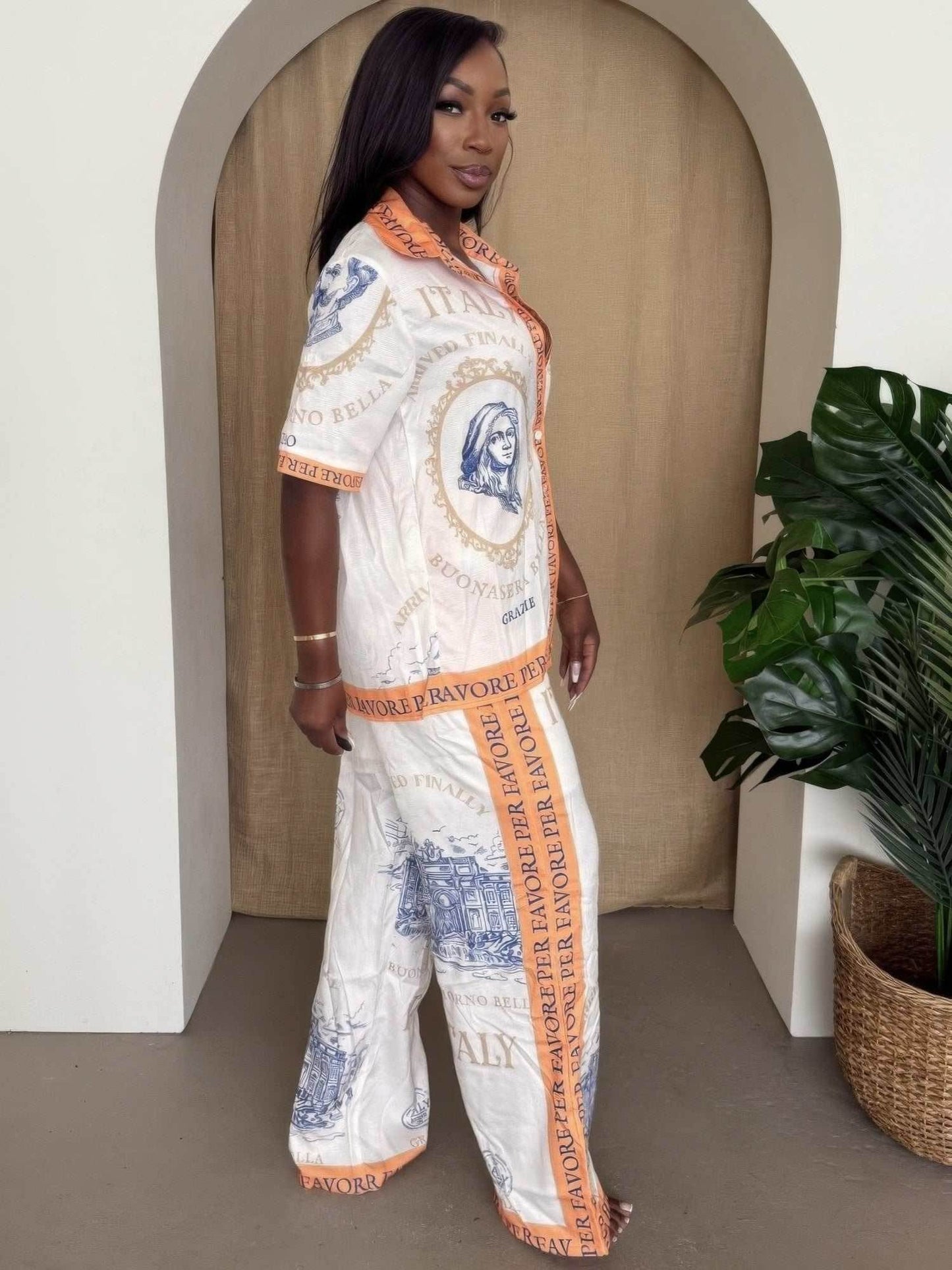Italian Escape Two-piece Set - Resort Chic - Purcell's Clothing Company
