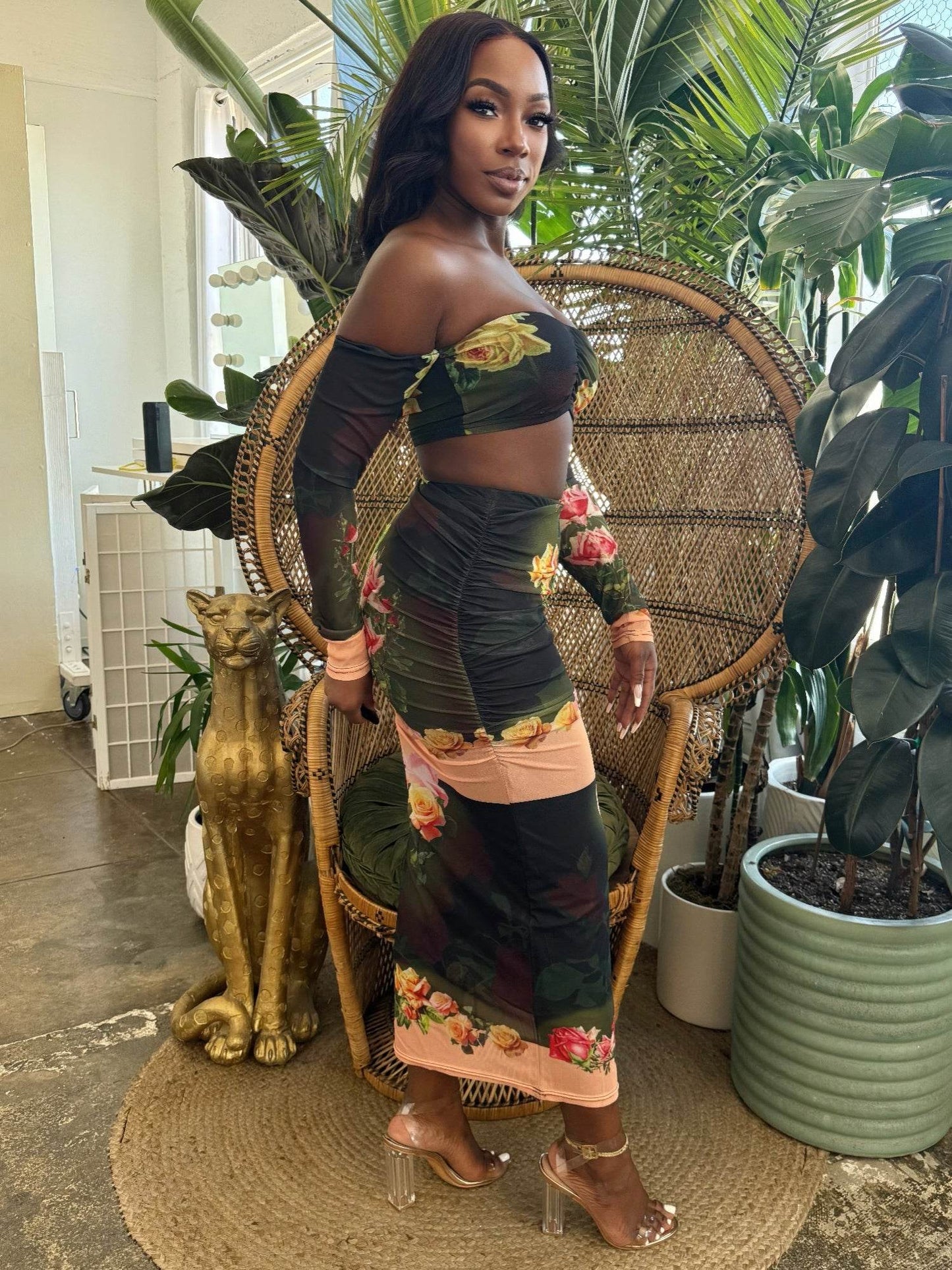 Eden Rose Mesh Set - Purcell's Clothing Company