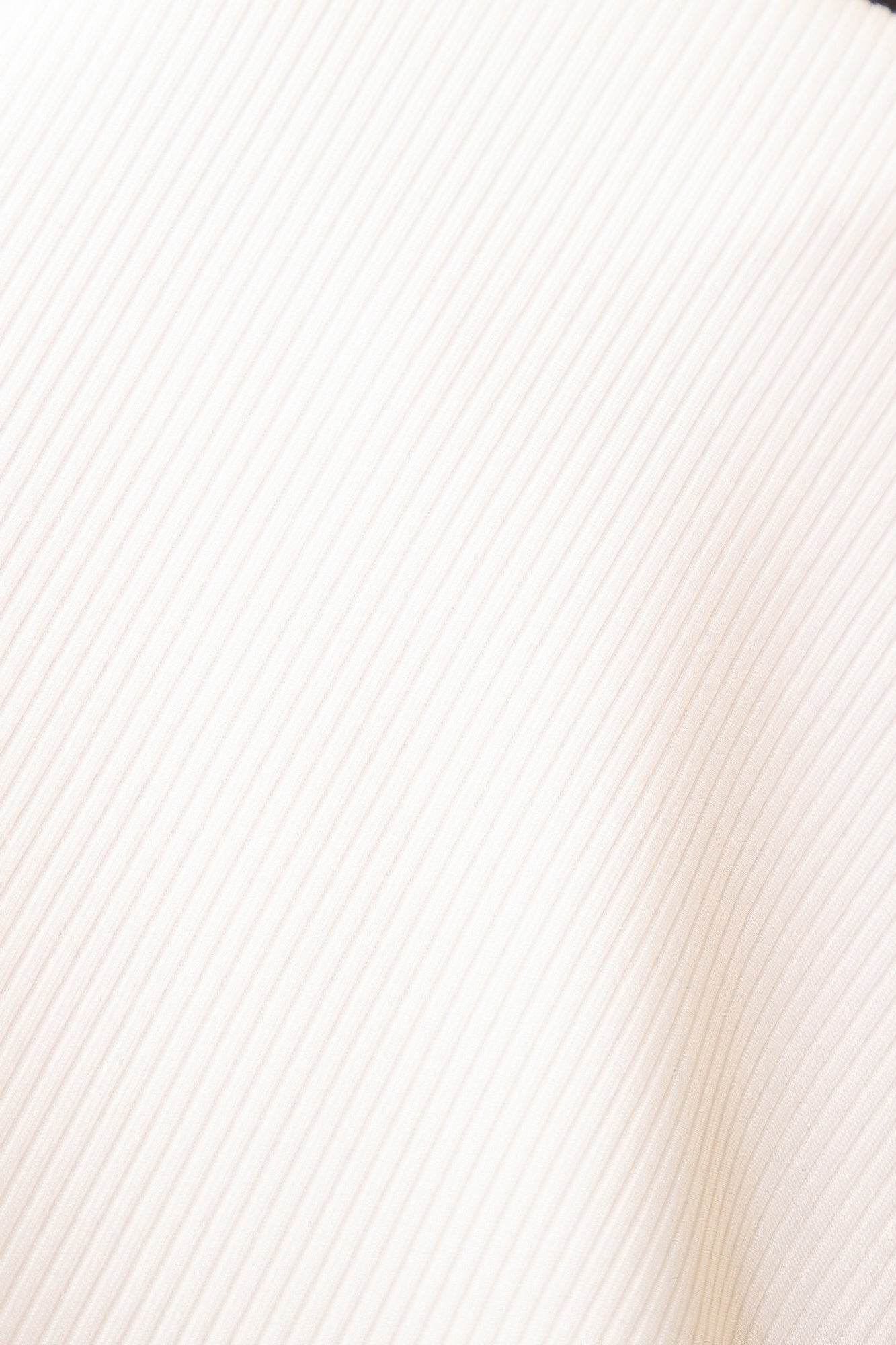 Ribbed Round Neck Long Sleeve Top - Purcell's Clothing Company