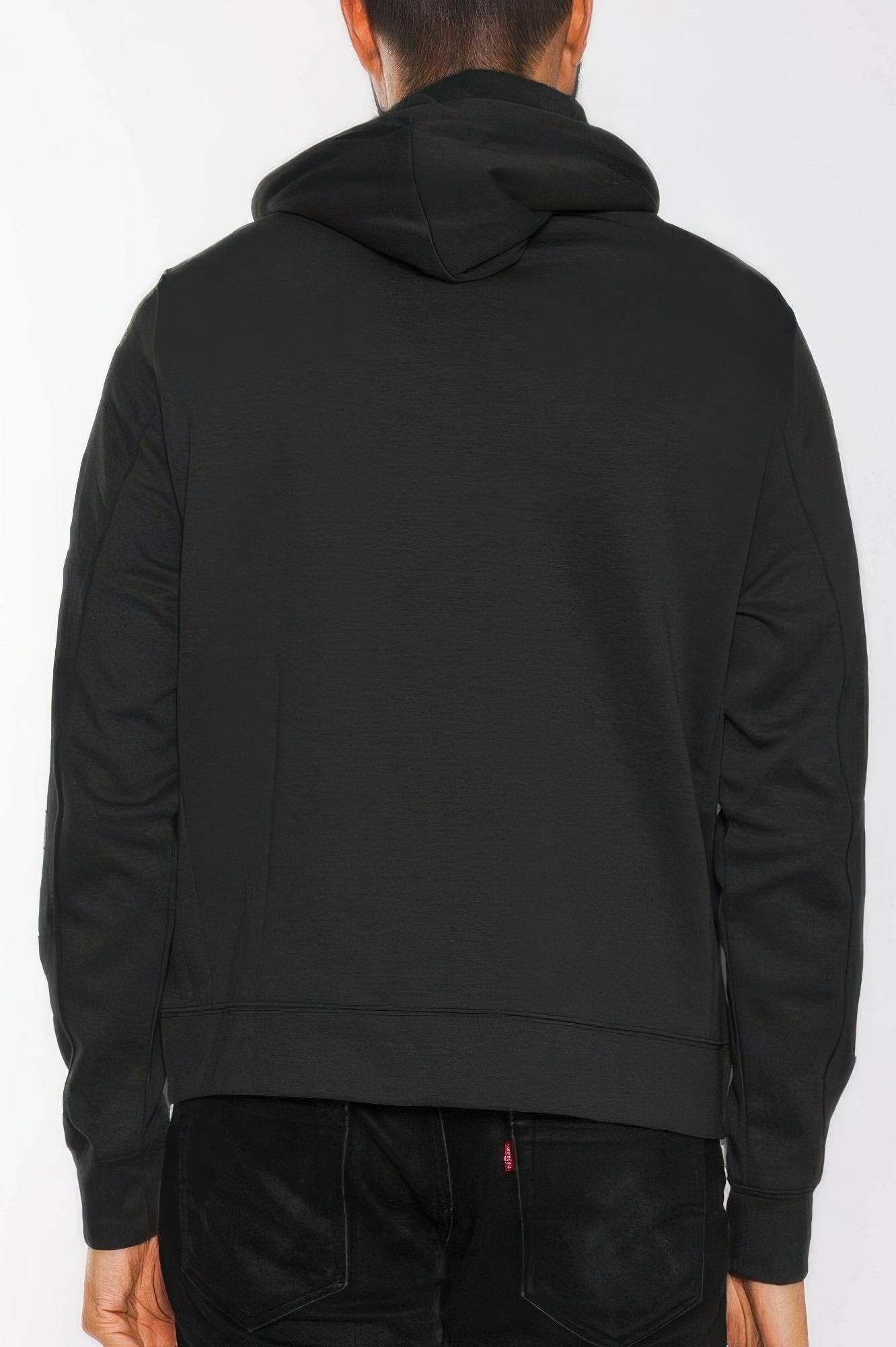 Solid Heathered Zip Up Jacket - Purcell's Clothing Company
