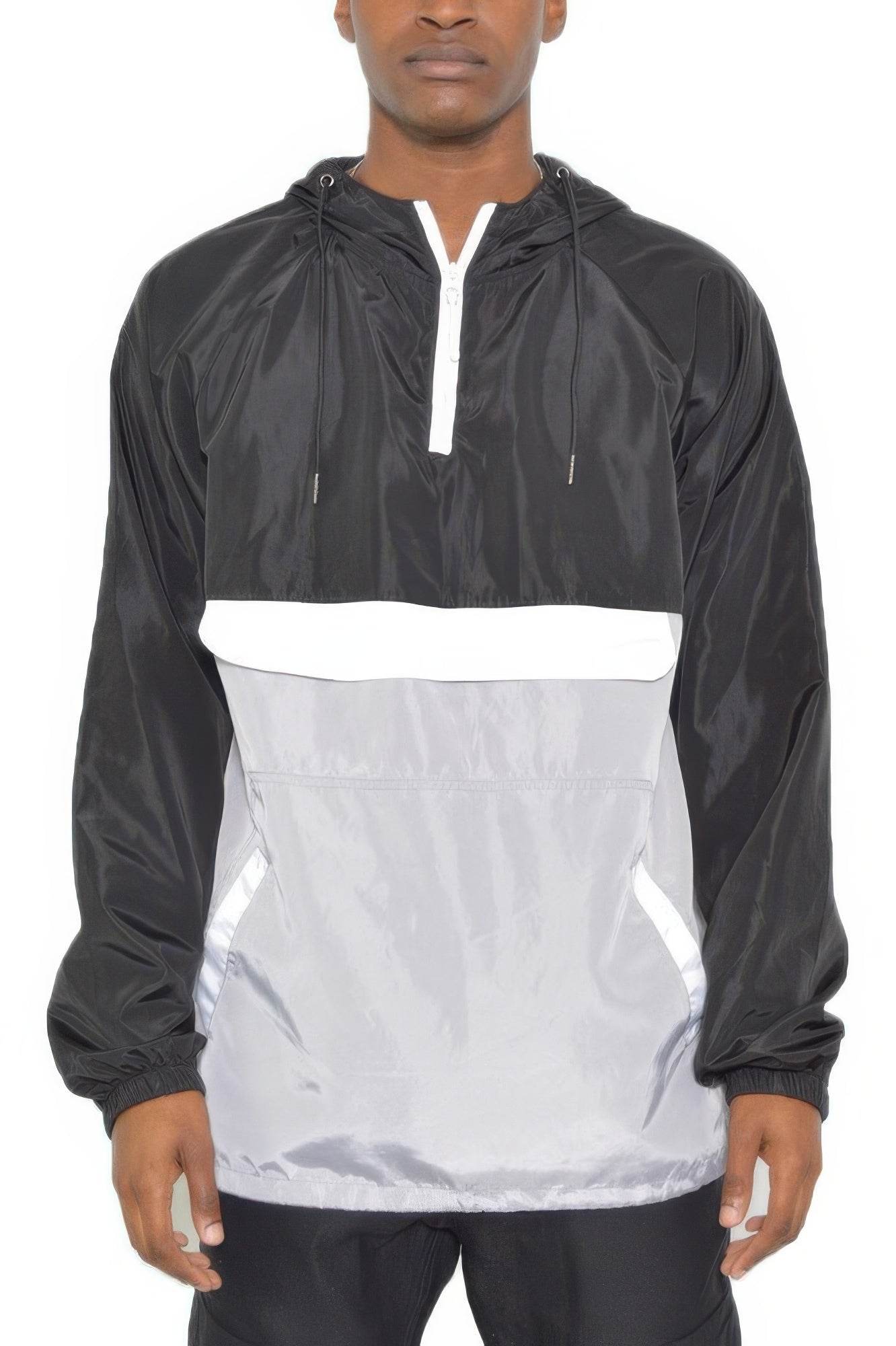 Color Block Anorak Jacket Pullover Windbreaker - Purcell's Clothing Company