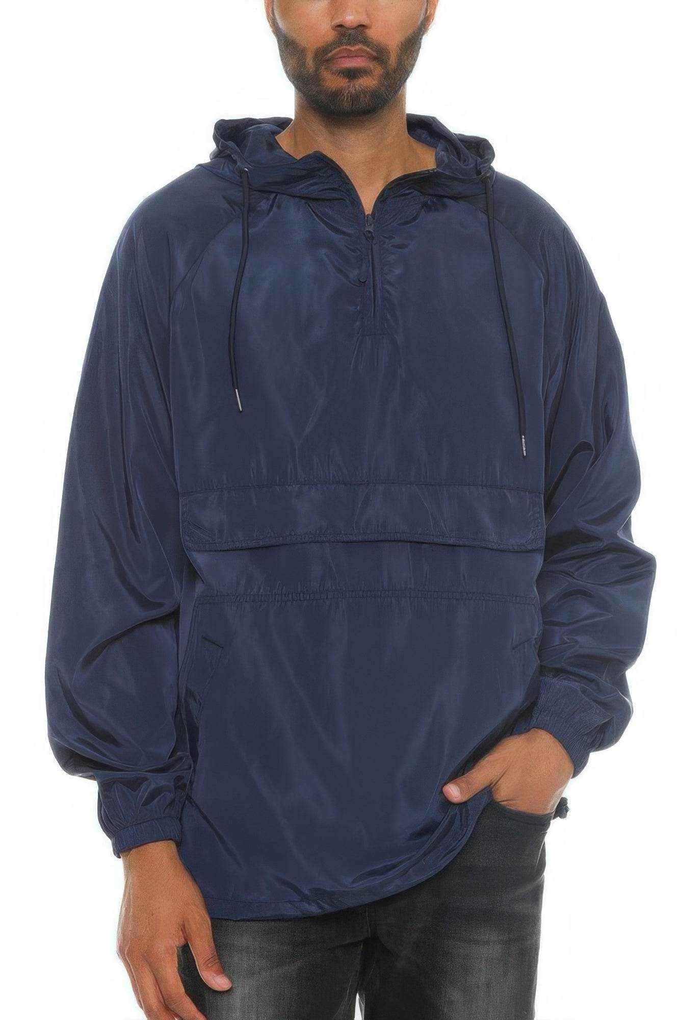 Color Block Anorak Jacket Pullover Windbreaker - Purcell's Clothing Company