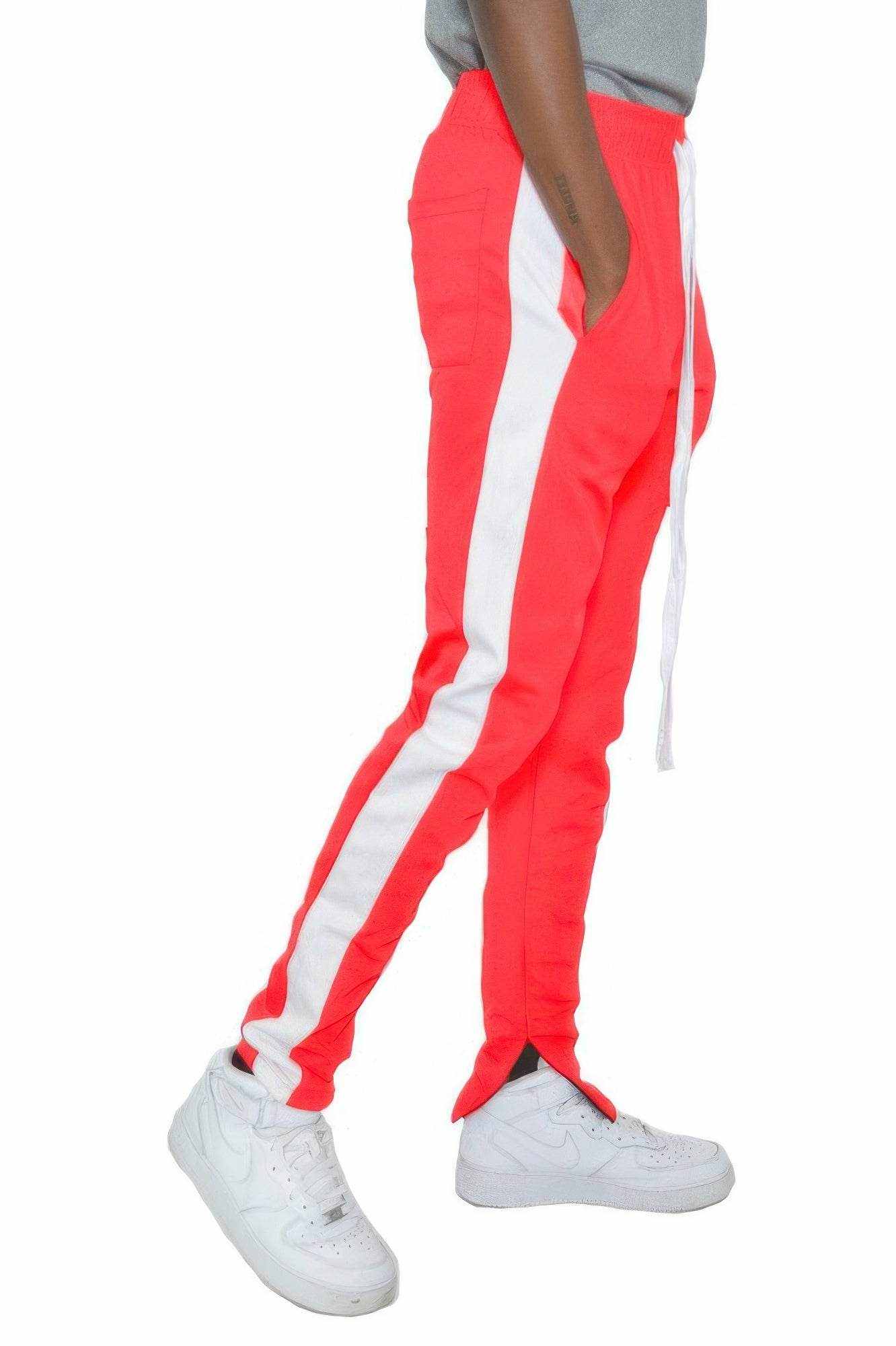 Slim Fit Single Stripe Track Pant Joggers - Purcell's Clothing Company