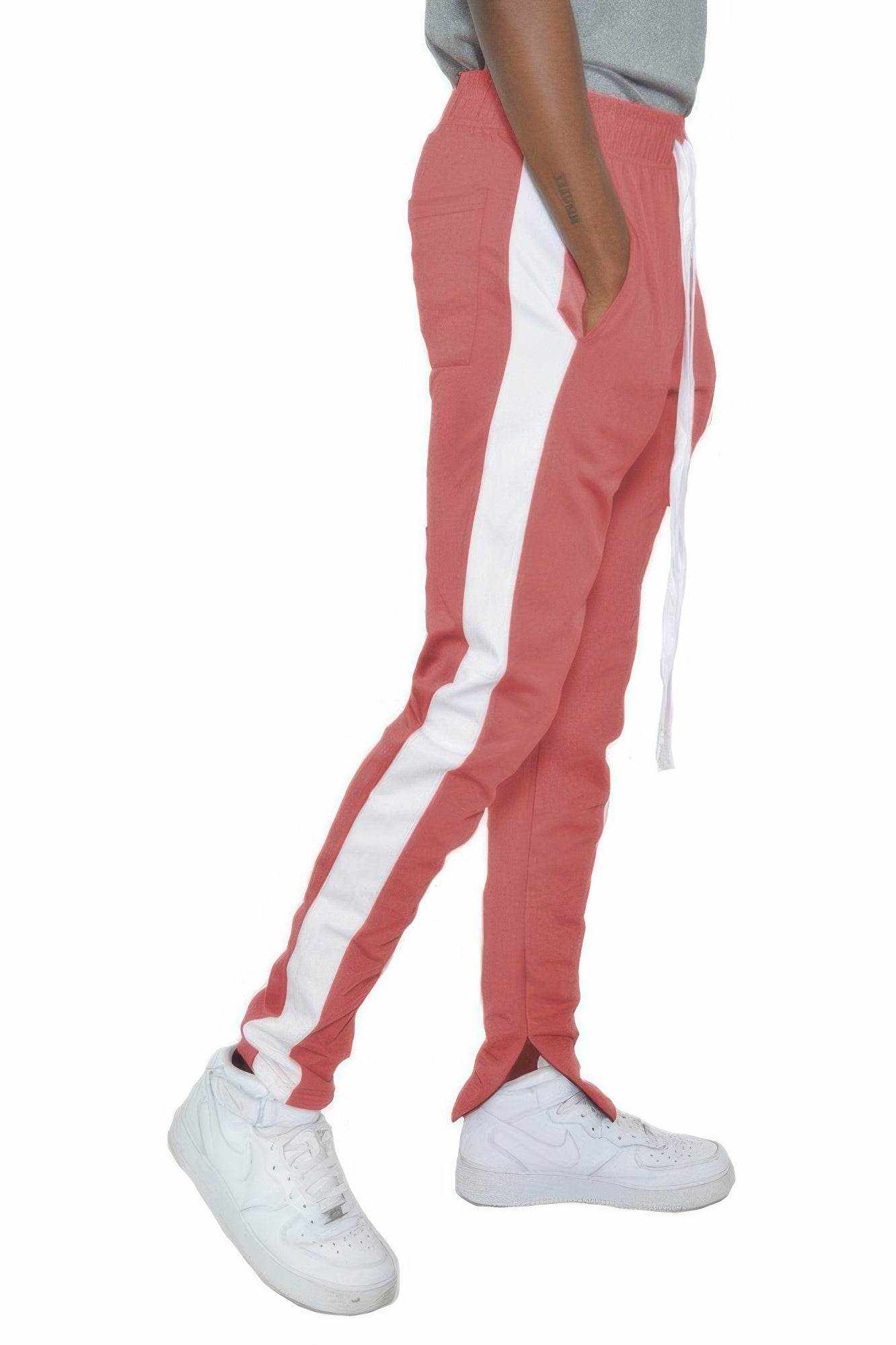 Slim Fit Single Stripe Track Pant Joggers - Purcell's Clothing Company