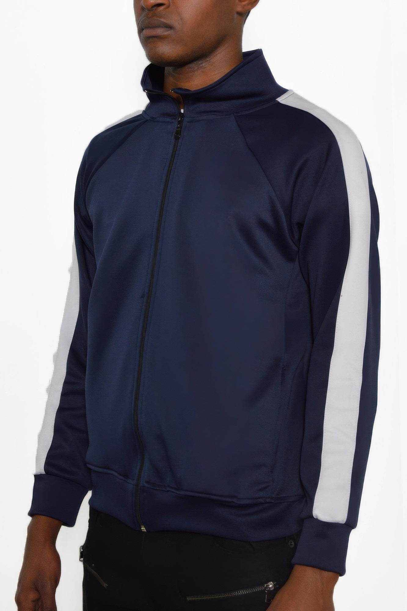 Unisex Side Stripe Track Jacket - Purcell's Clothing Company