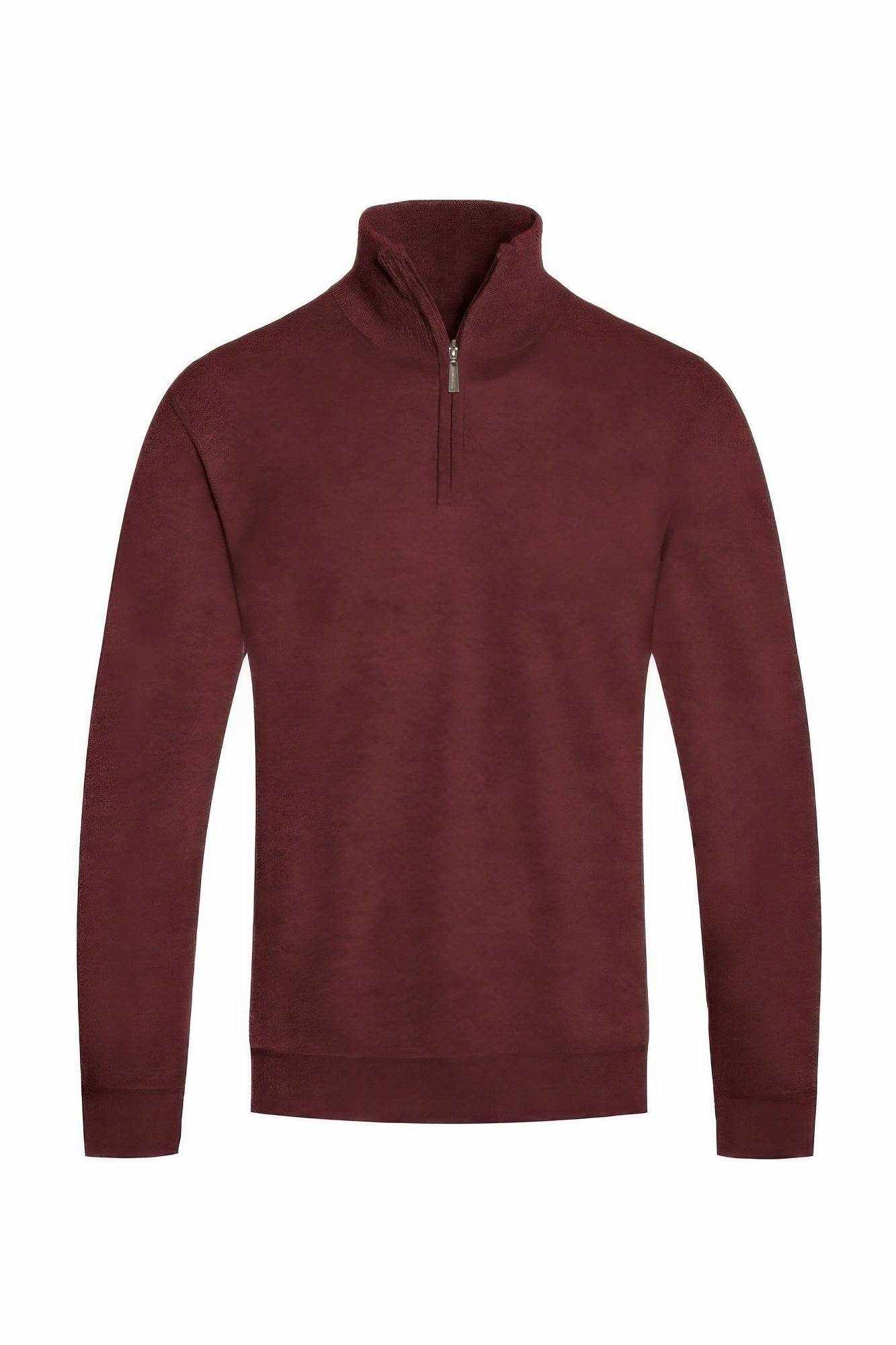 Mens Knit Quarter Zip Sweater - Purcell's Clothing Company