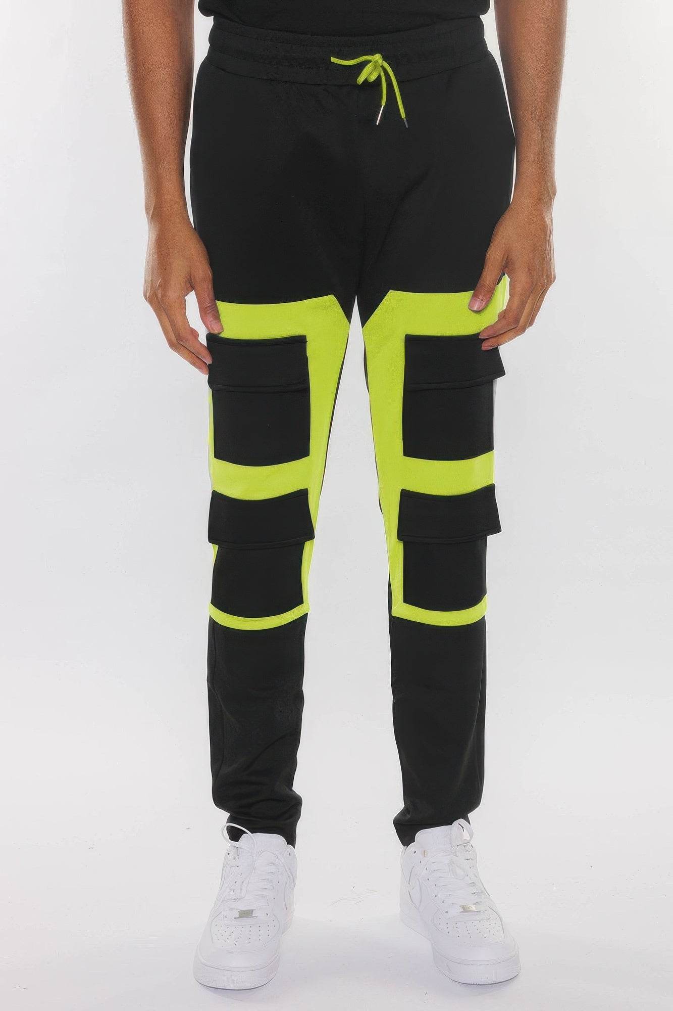 Color Block Cargo Track Pant - Purcell's Clothing Company