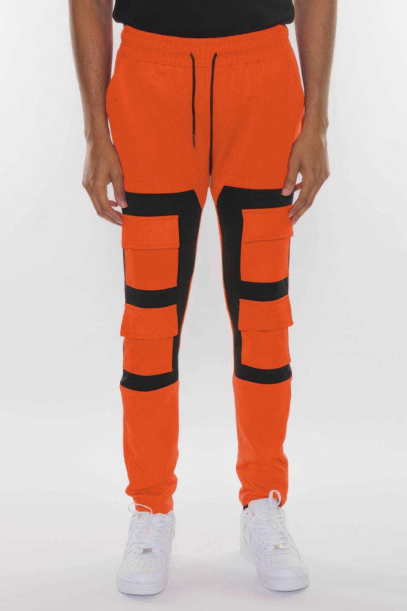 Color Block Cargo Track Pant - Purcell's Clothing Company