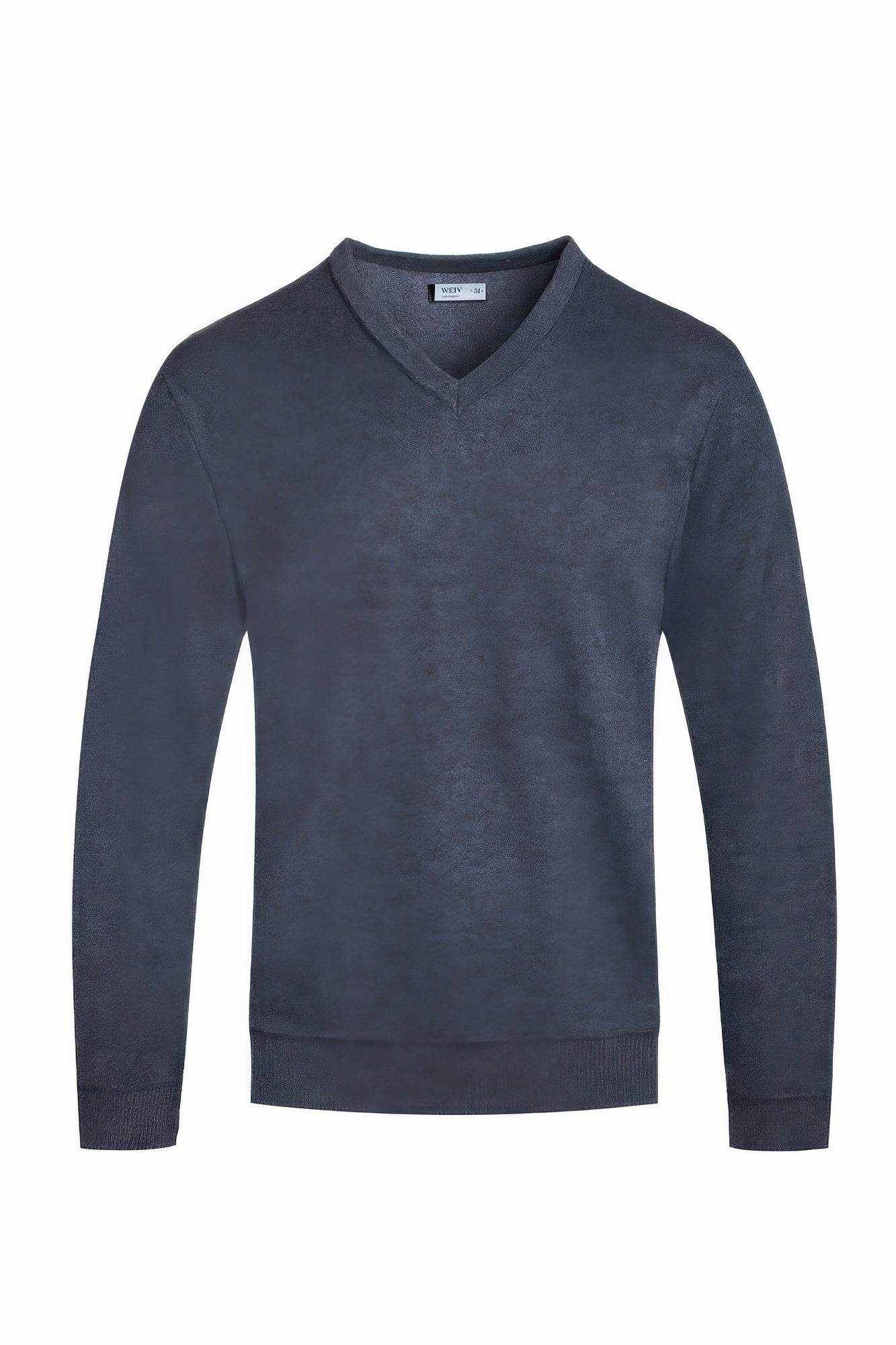 Solid V-neck Sweater - Purcell's Clothing Company